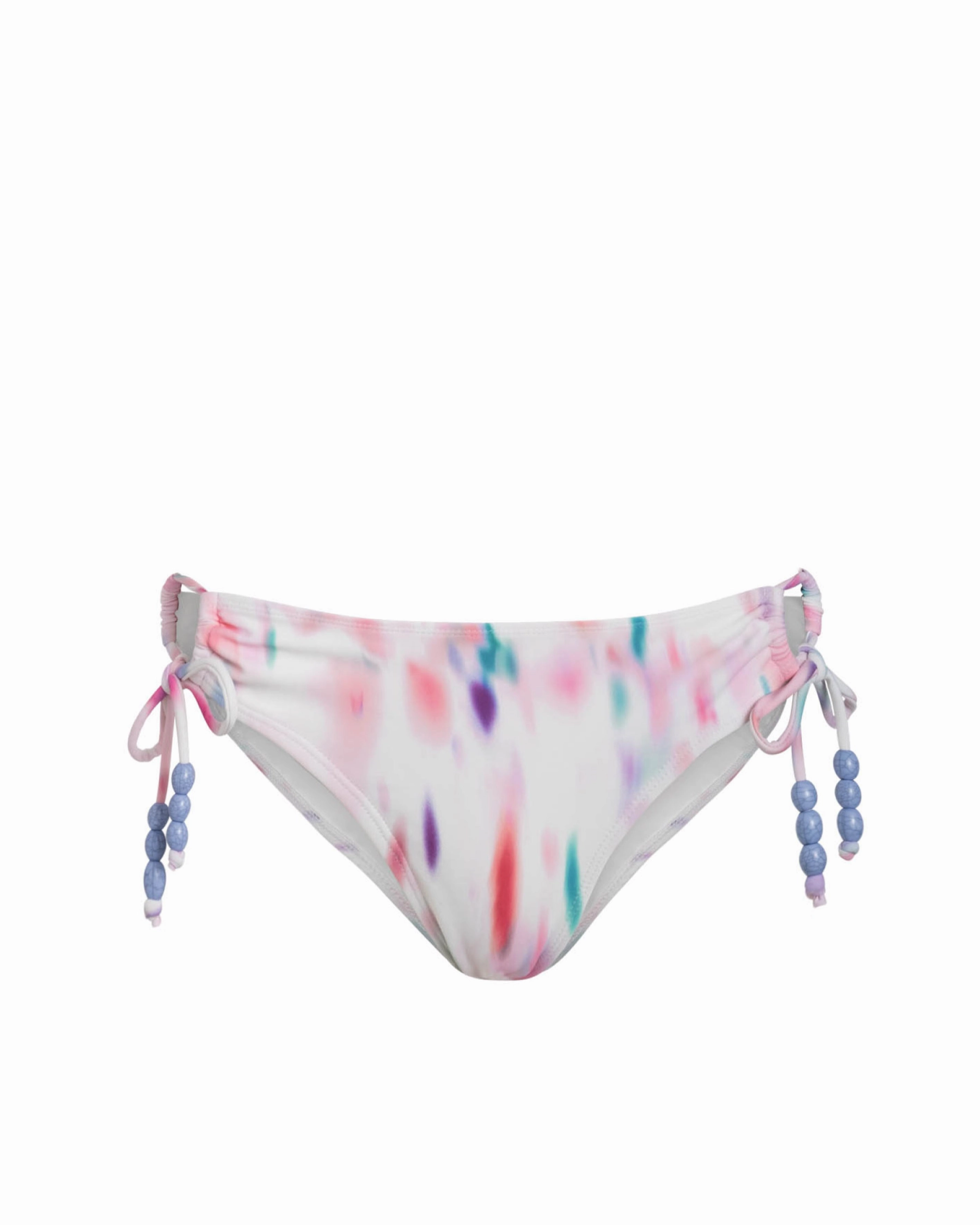 Breathable Material Swim Taryn Bottom In Hazy Ikat Ivory