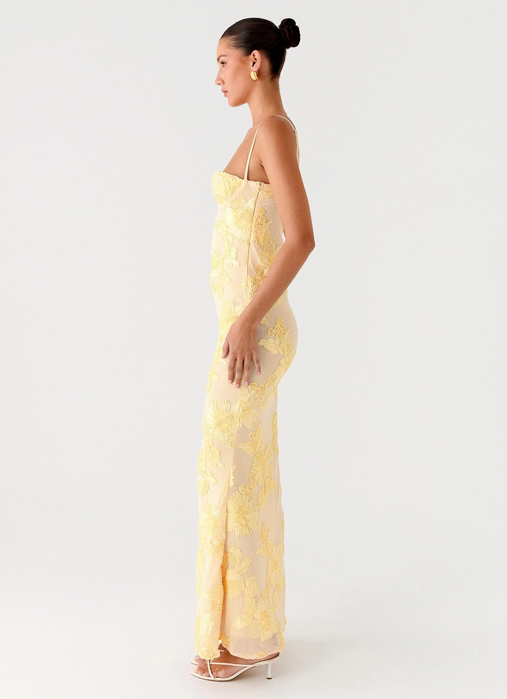 Luxe Appeal Capsule-Wardrobe That Girl Maxi Dress - Lemon