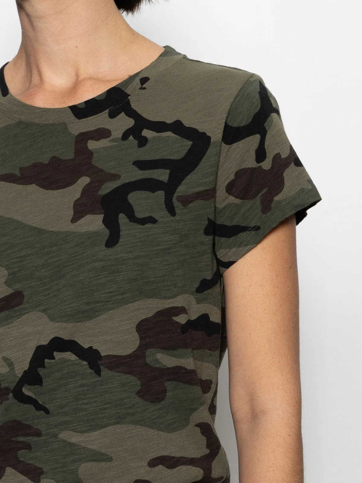 The Perfect Tee Hiker Camo SublimatedPrint CrossGrain Fabric