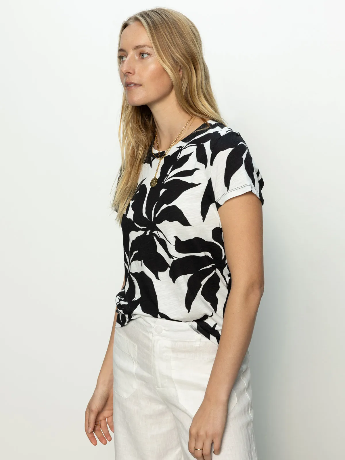 The Perfect Tee Inked Impressions Flatlock Seams Casual Look