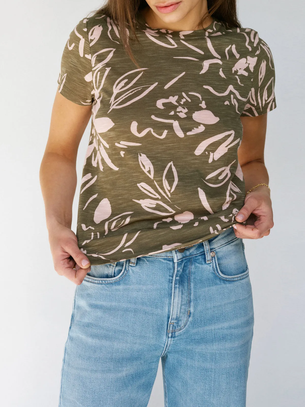 Contoured Armhole Design The Perfect Tee Lush Harmony