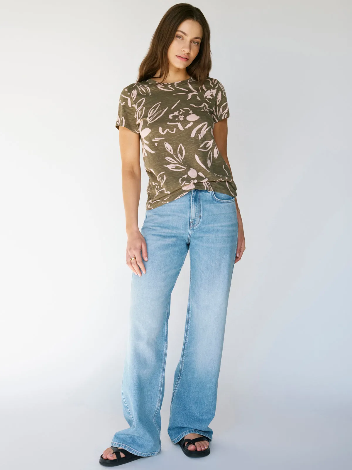 Roll Up Sleeve System EcoFriendly Dye Process The Perfect Tee Lush Harmony