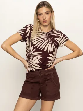 The Perfect Tee Mesa Palm Cozy Cardigan Hypoallergenic fabric