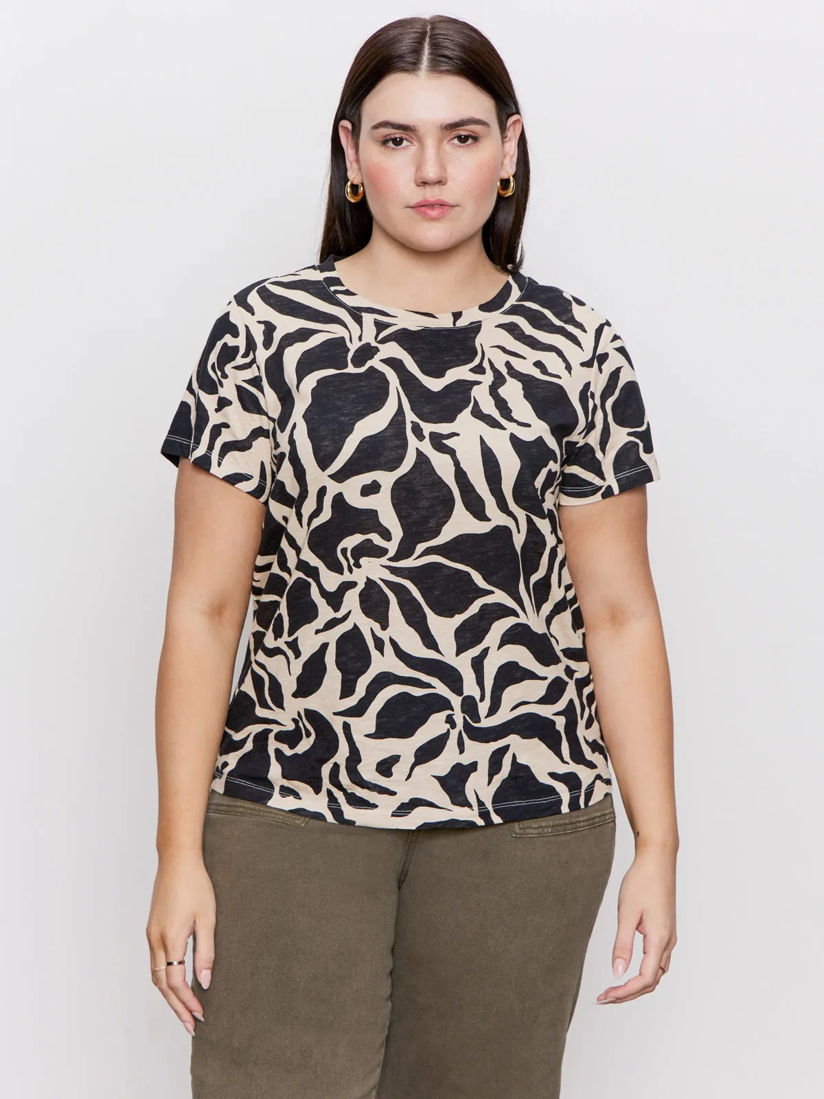 The Perfect Tee Mirage Extended Sizing RibbedNeckline