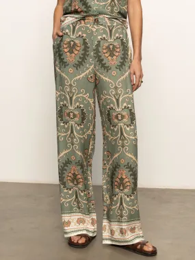 Low Profile The Soft Semi High Rise Trouser Mezzo Sage