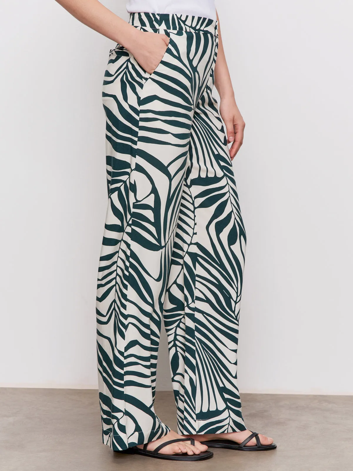 LowProfileWaistband The Soft Trouser Green Oasis