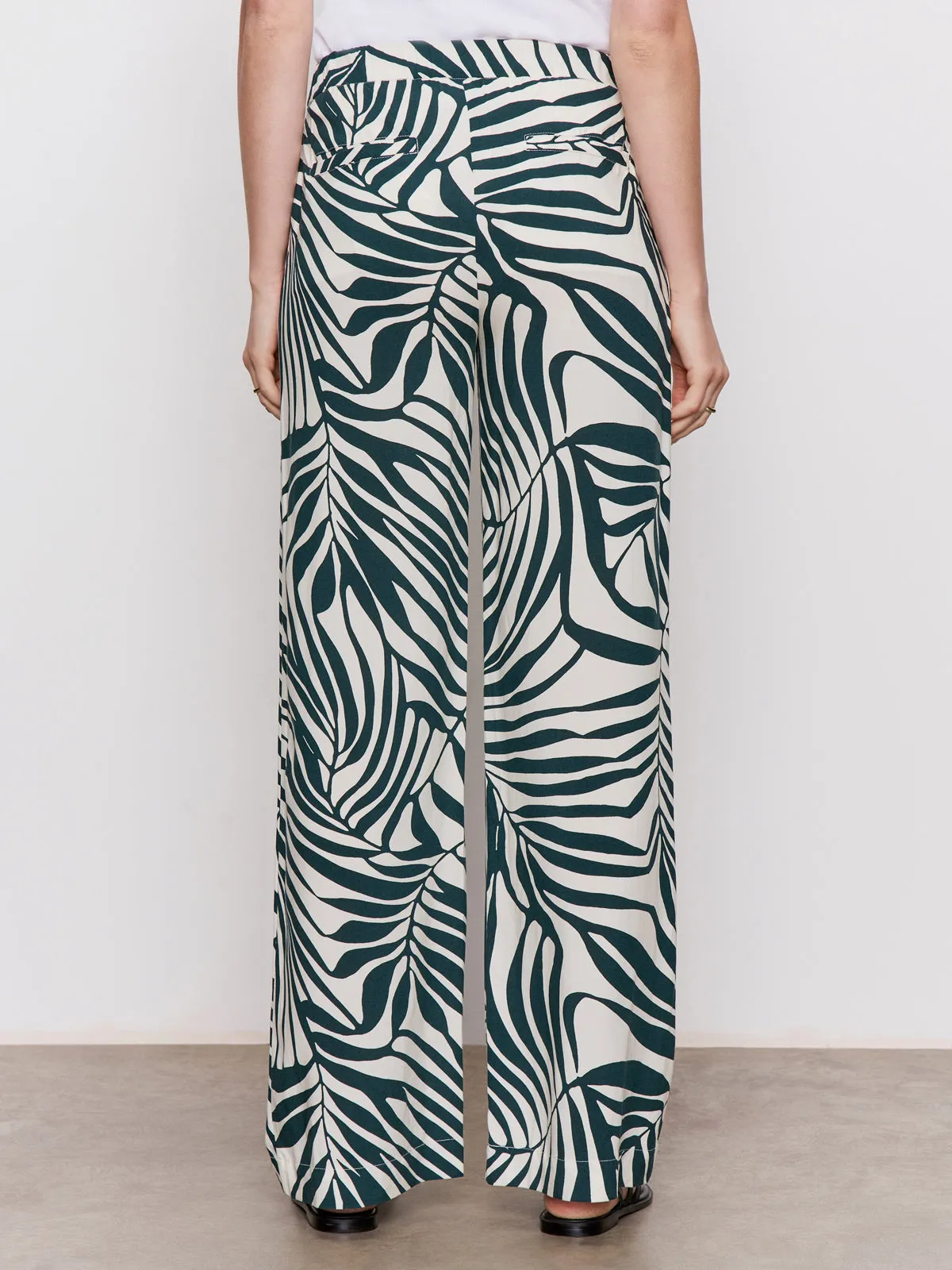 NonSlipInnerGrip The Soft Trouser Green Oasis