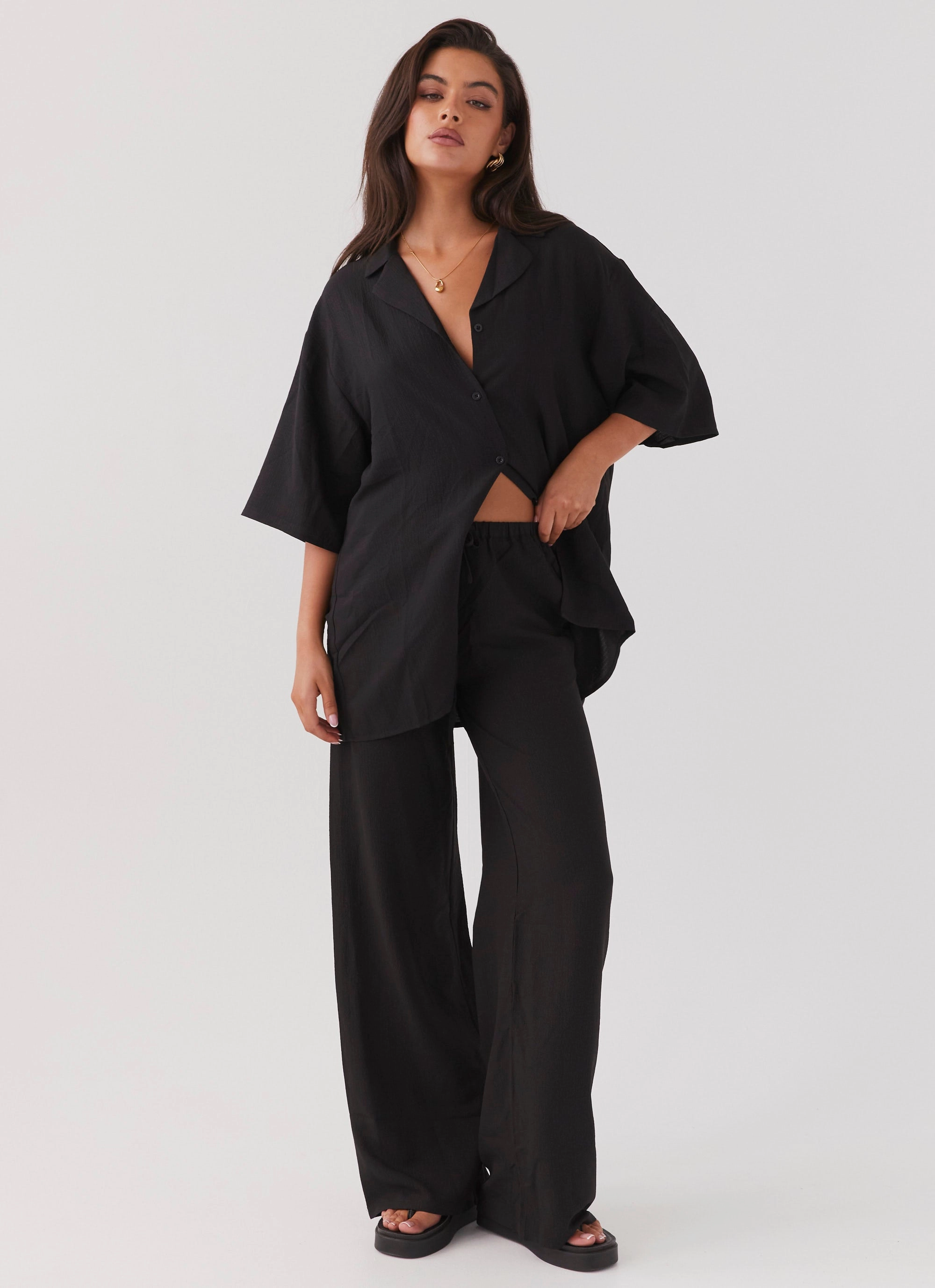 The Good Days Pants - Black Flexible Layer Heat Dissipating