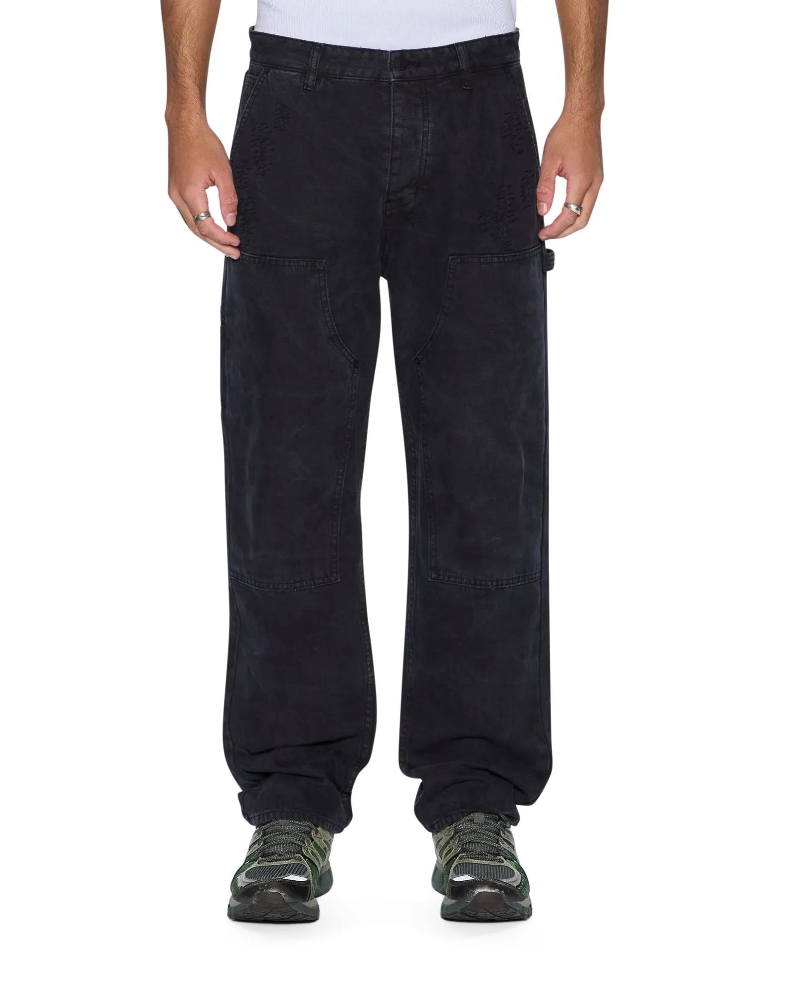 Windproof Membrane Moisture Lock Technology Thermal regulation OPERATOR PANT TORQUED BLACK
