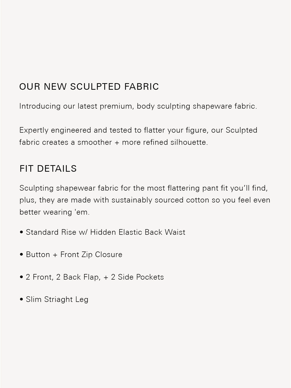 Sculpted Hayden Cargo Standard Rise Pant Toasted Almond EasyCareFabric