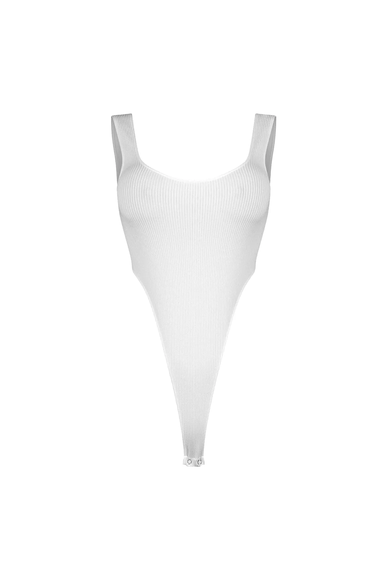 Lineform Square Neck High Bodysuit Stretch Woven Material Temperature Control Fabric