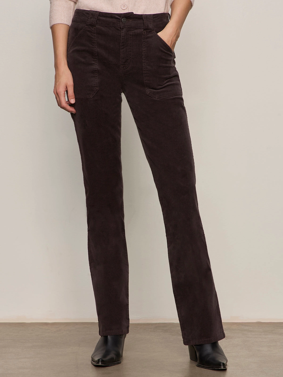 BambooBlend TearResistantWeave Corduroy Hayden Bootcut Pant Semi Sweet