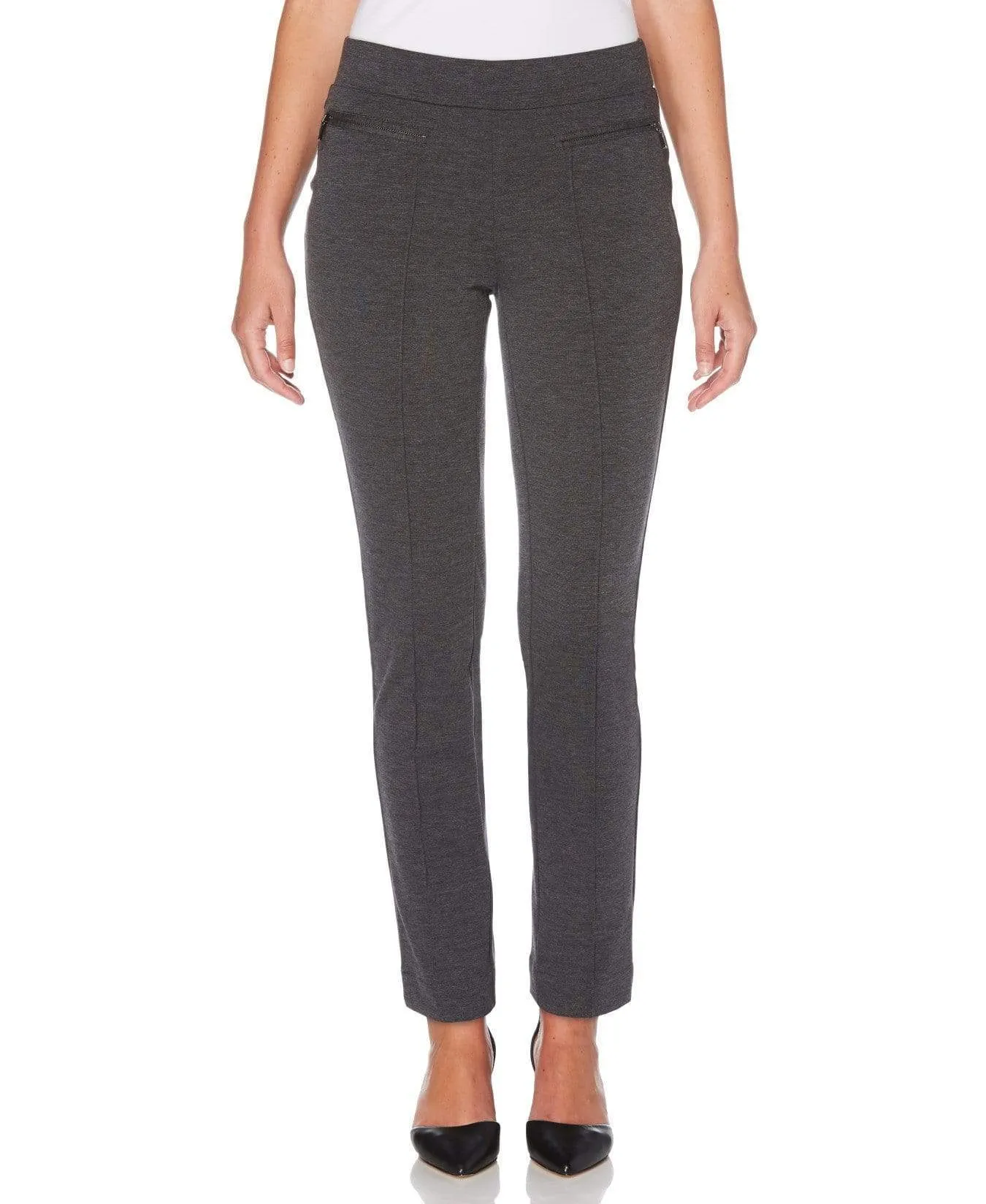 Ponte Knit Slim Leg Pant - Comfort Fit Versatile Look