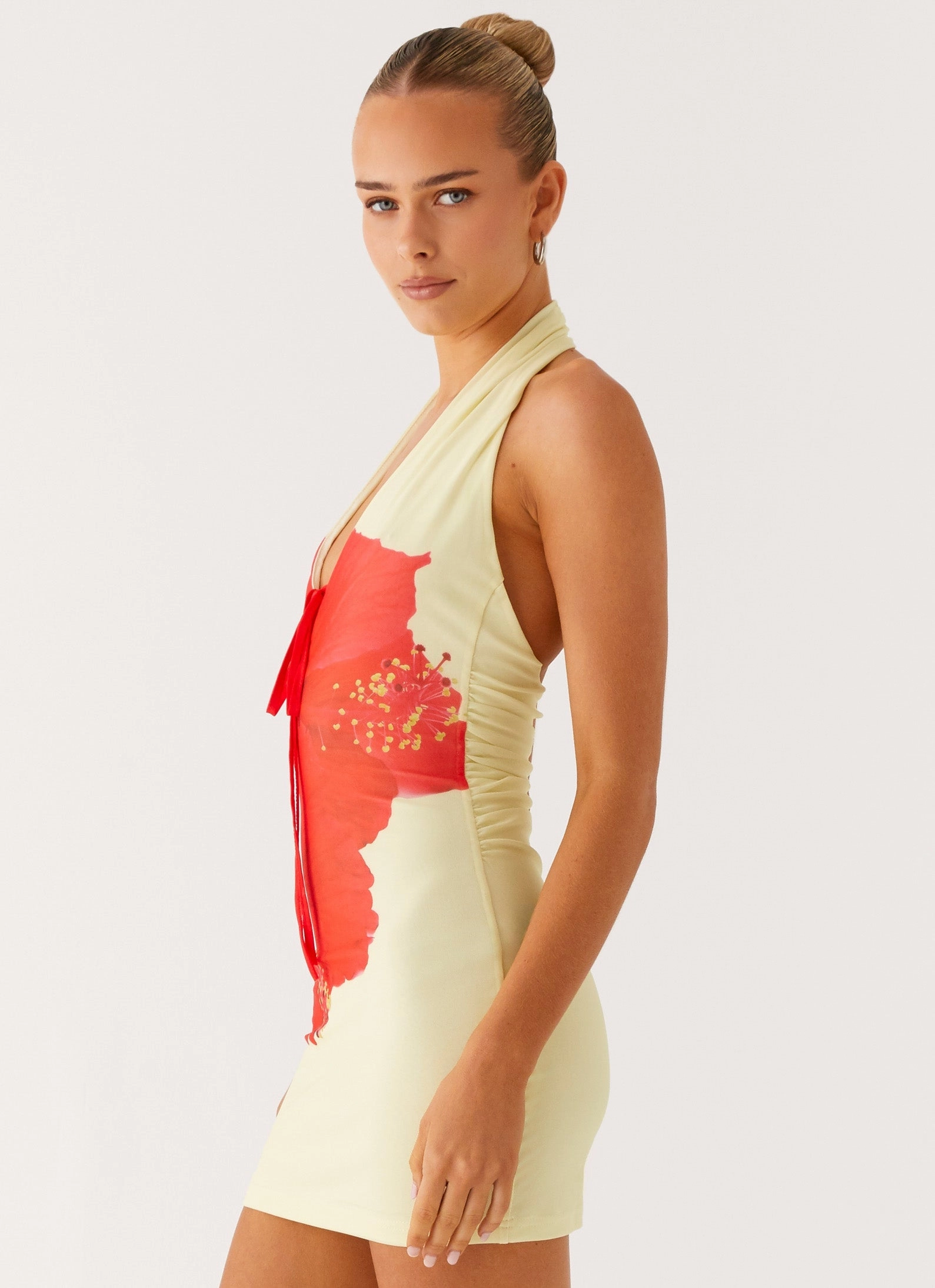 City Wear Fresh Vibe Know You Better Mini Dress - Scarlet Floral