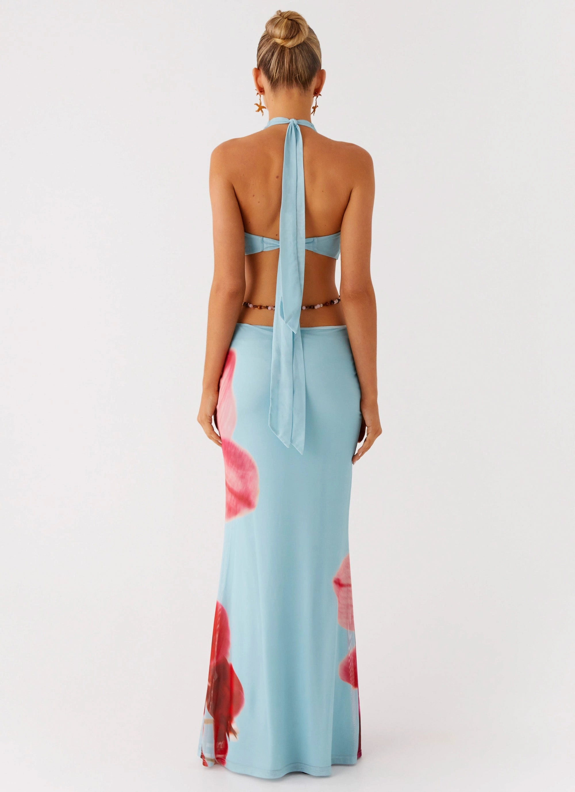 All Inclusive Classic and Chic Time To Dance Maxi Dress - Turquoise Bloom