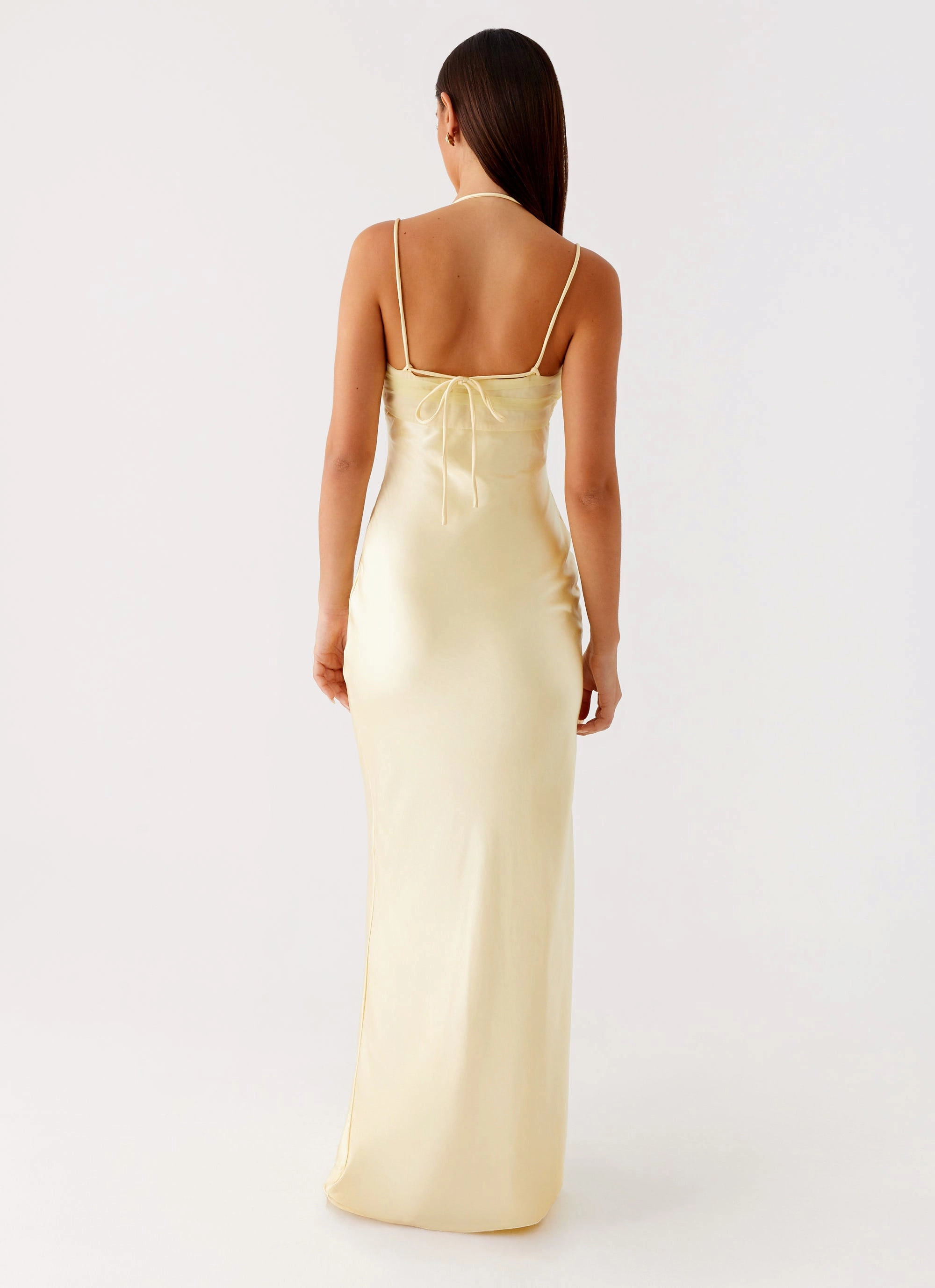 Belize Maxi Dress - Yellow Refined fit