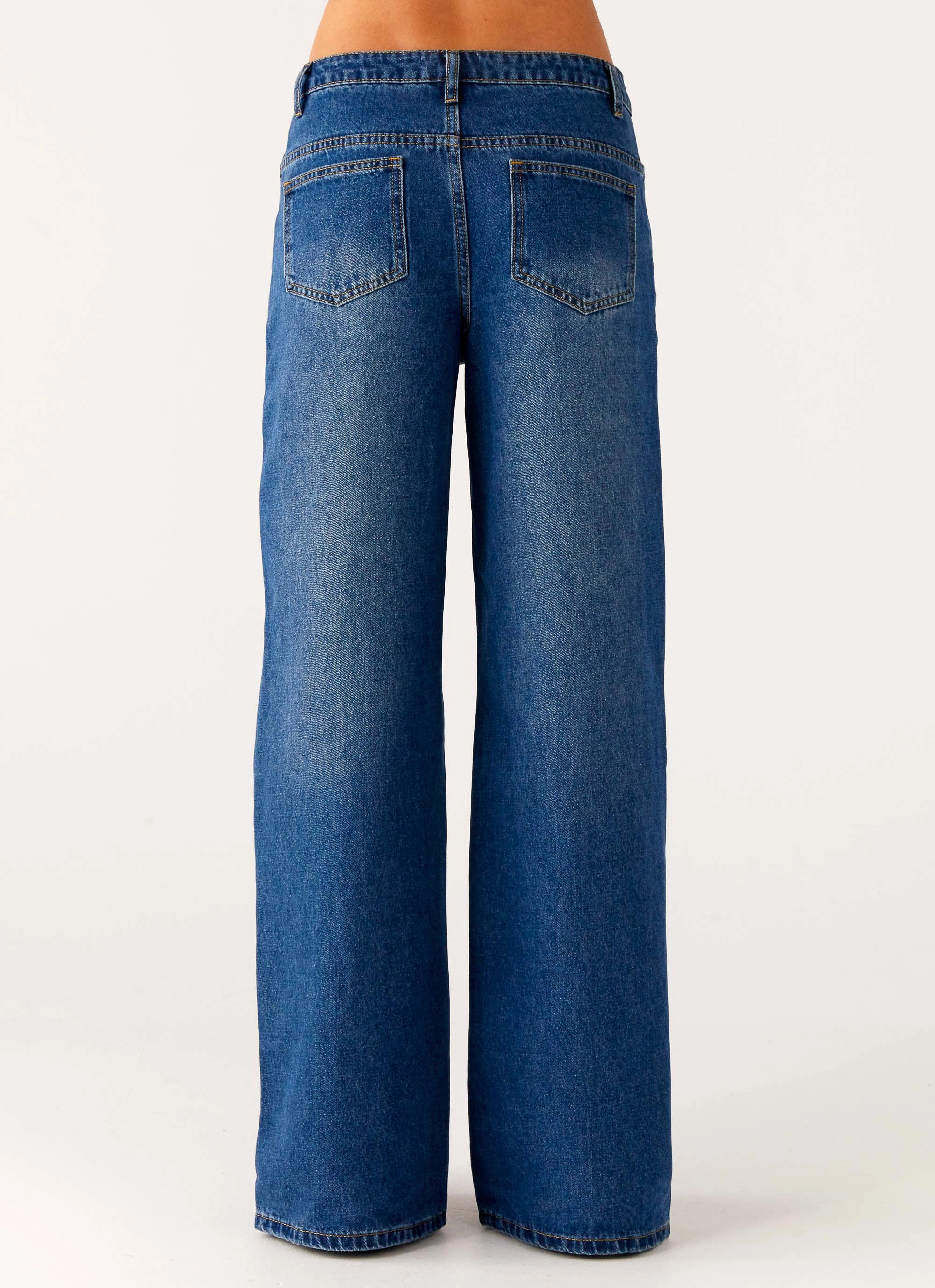 Morning Ready Grayson Straight Leg Jeans - Denim Blue