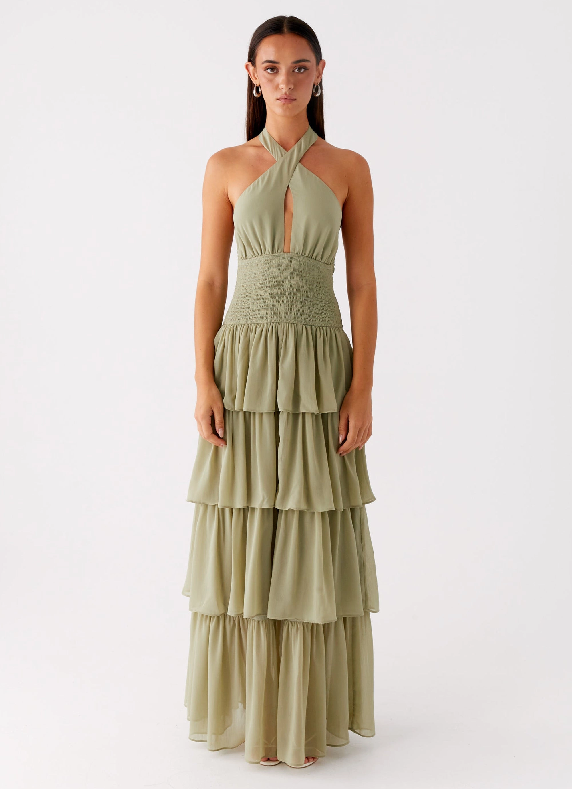 Relax Line Salma Maxi Dress - Sage