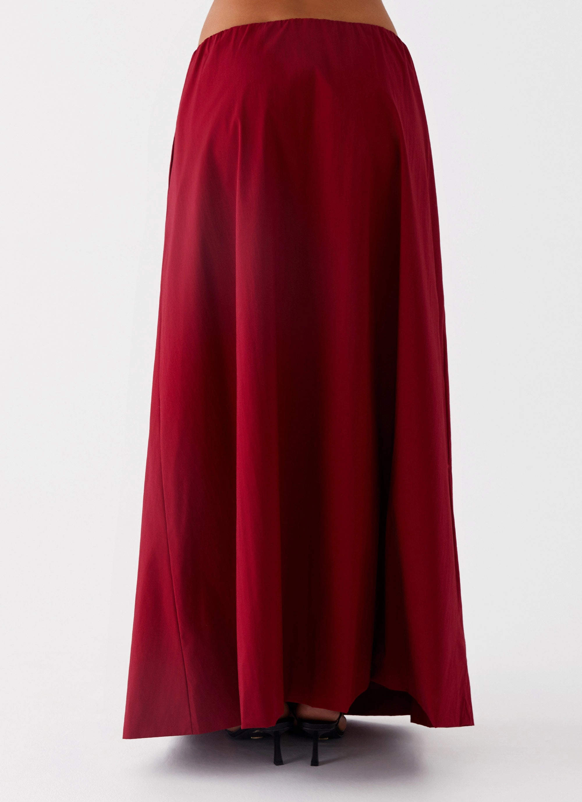 Cheryl Maxi Skirt - Cherry Red Occasion Dressing