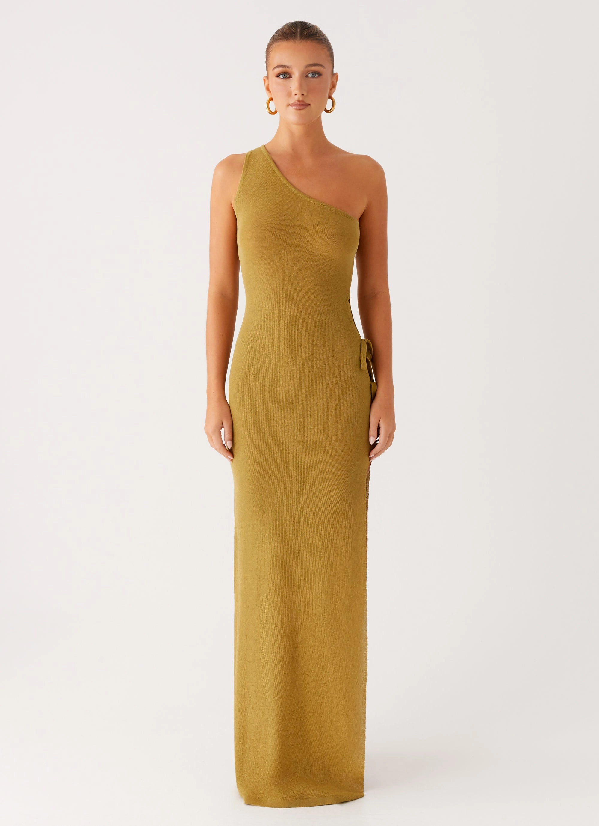 Zarnella Maxi Dress - Lime Modern Fit