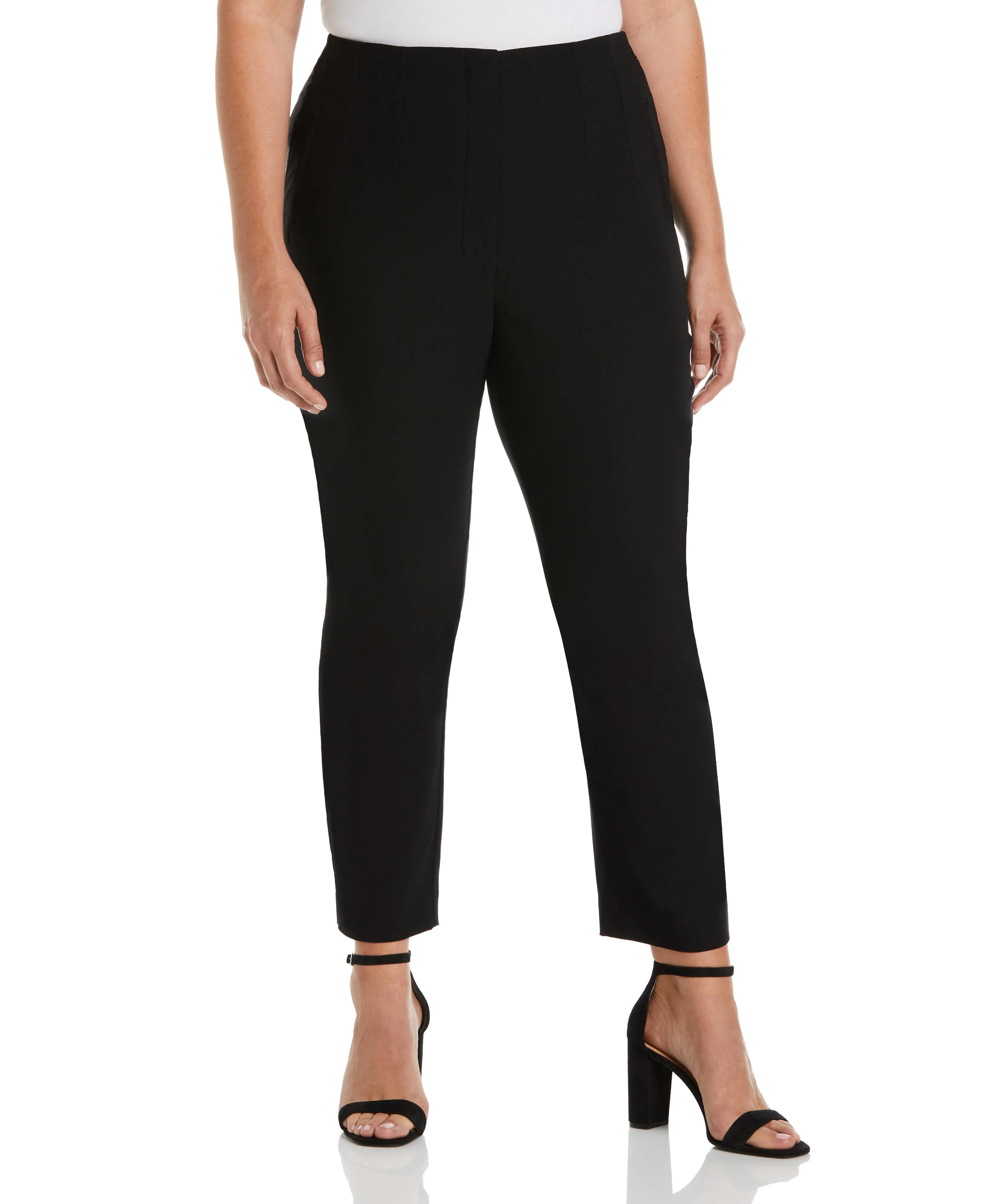 Plus Size Straight Leg Pant Simple Utility
