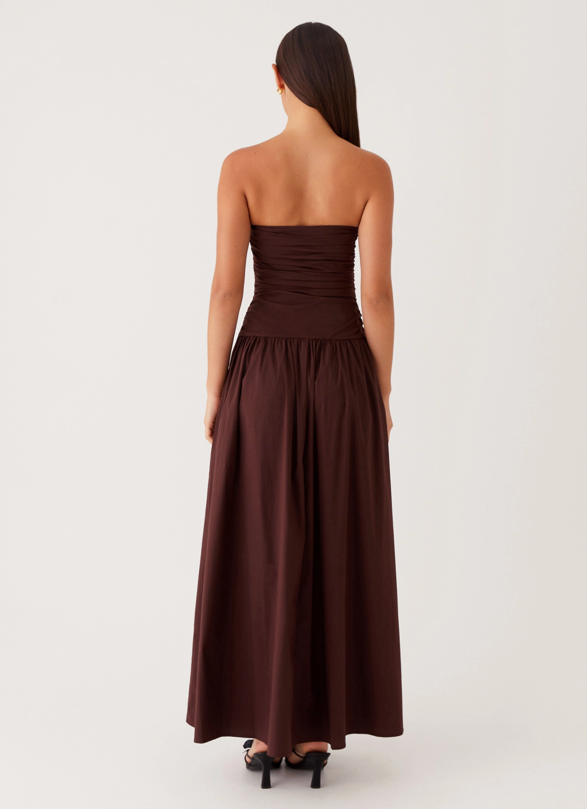 Carmel Maxi Dress - Brown Playful design piece