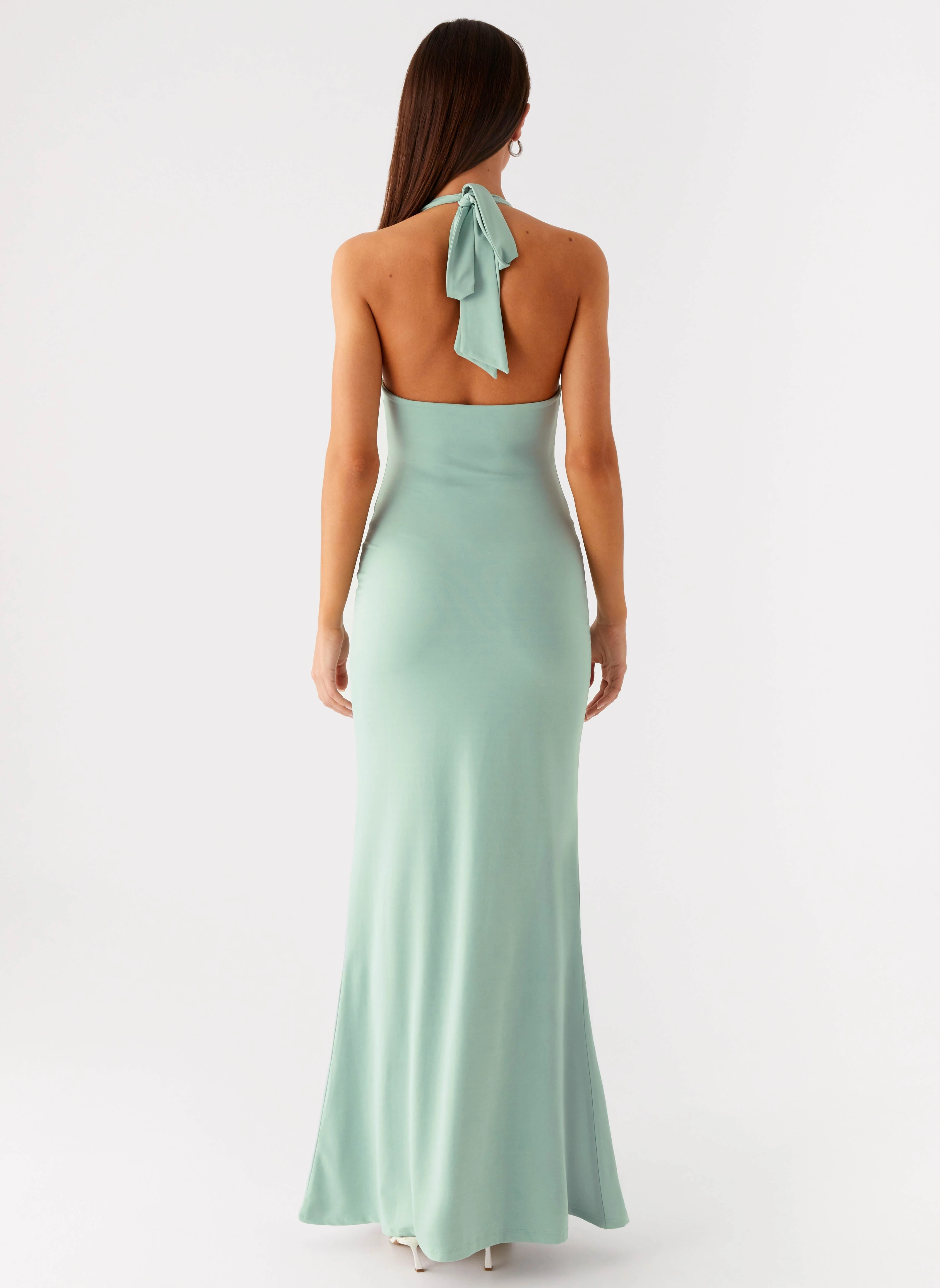 Lightweight Comfort Fit Mood Fern Valley Maxi Dress - Sage