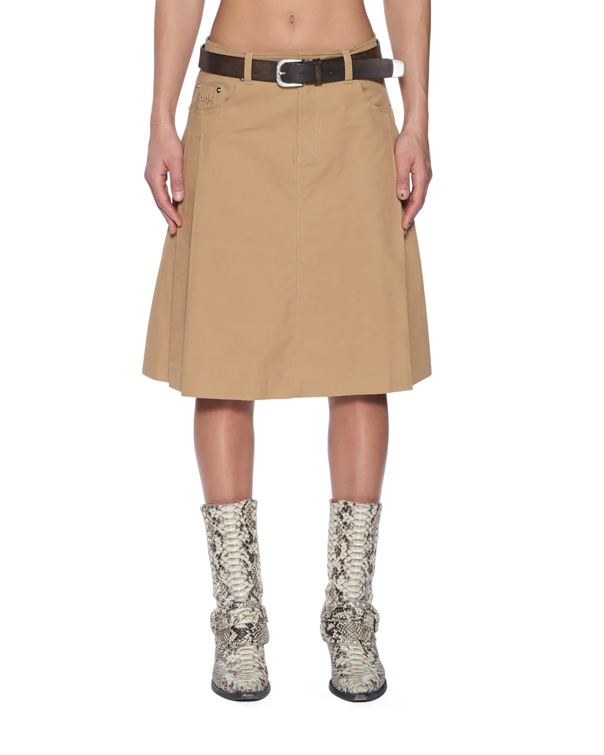 Petite Fit TRINITY KILT TAN
