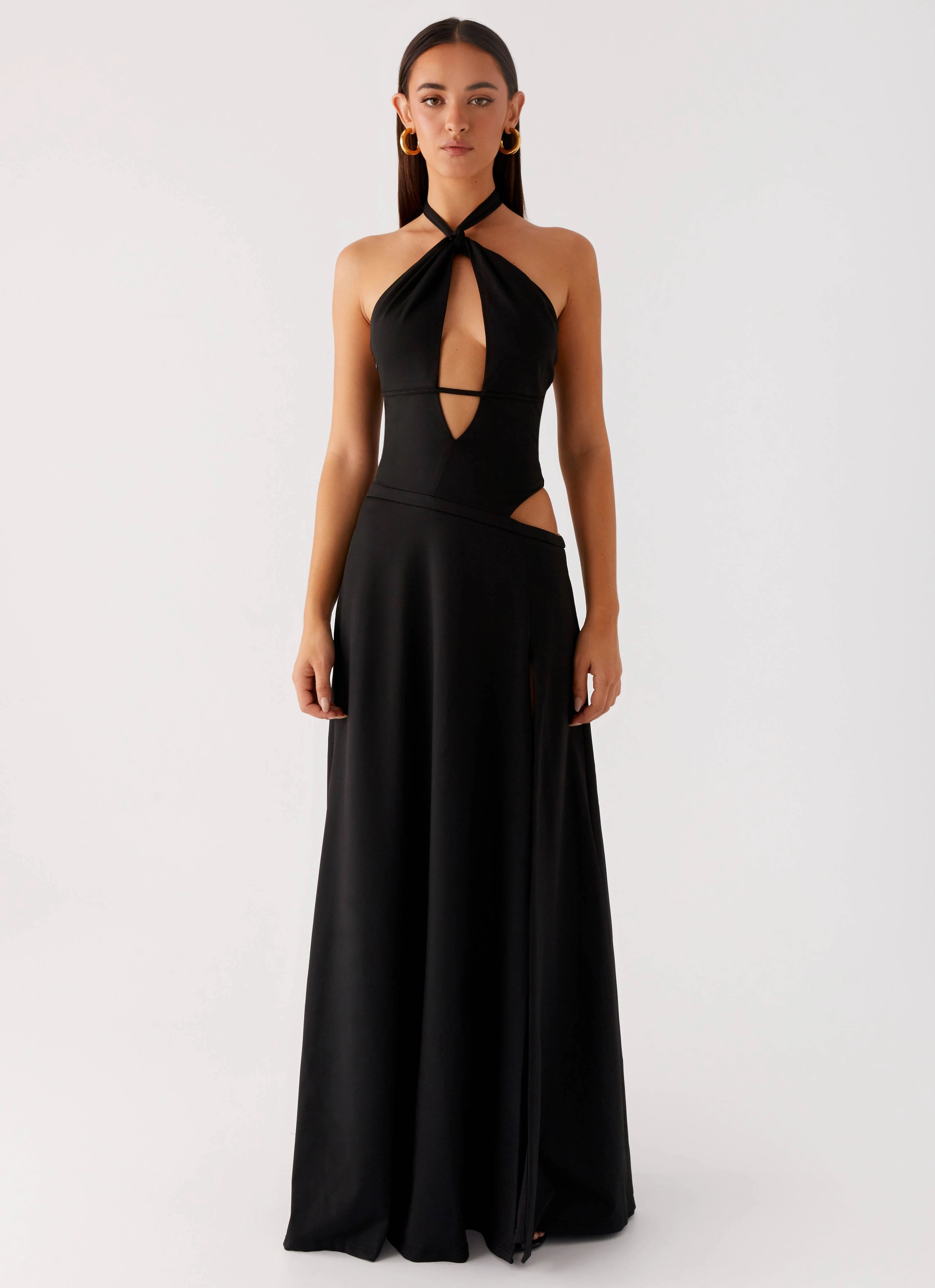 Turner Maxi Dress - Black Bohemian-Style Elegant Finish