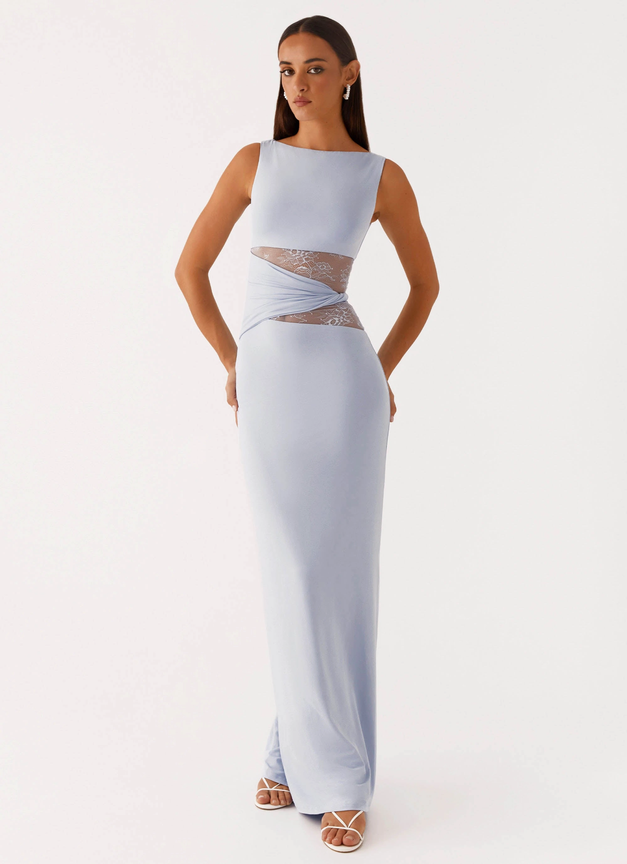 Karma Maxi Dress - Blue Silky Form