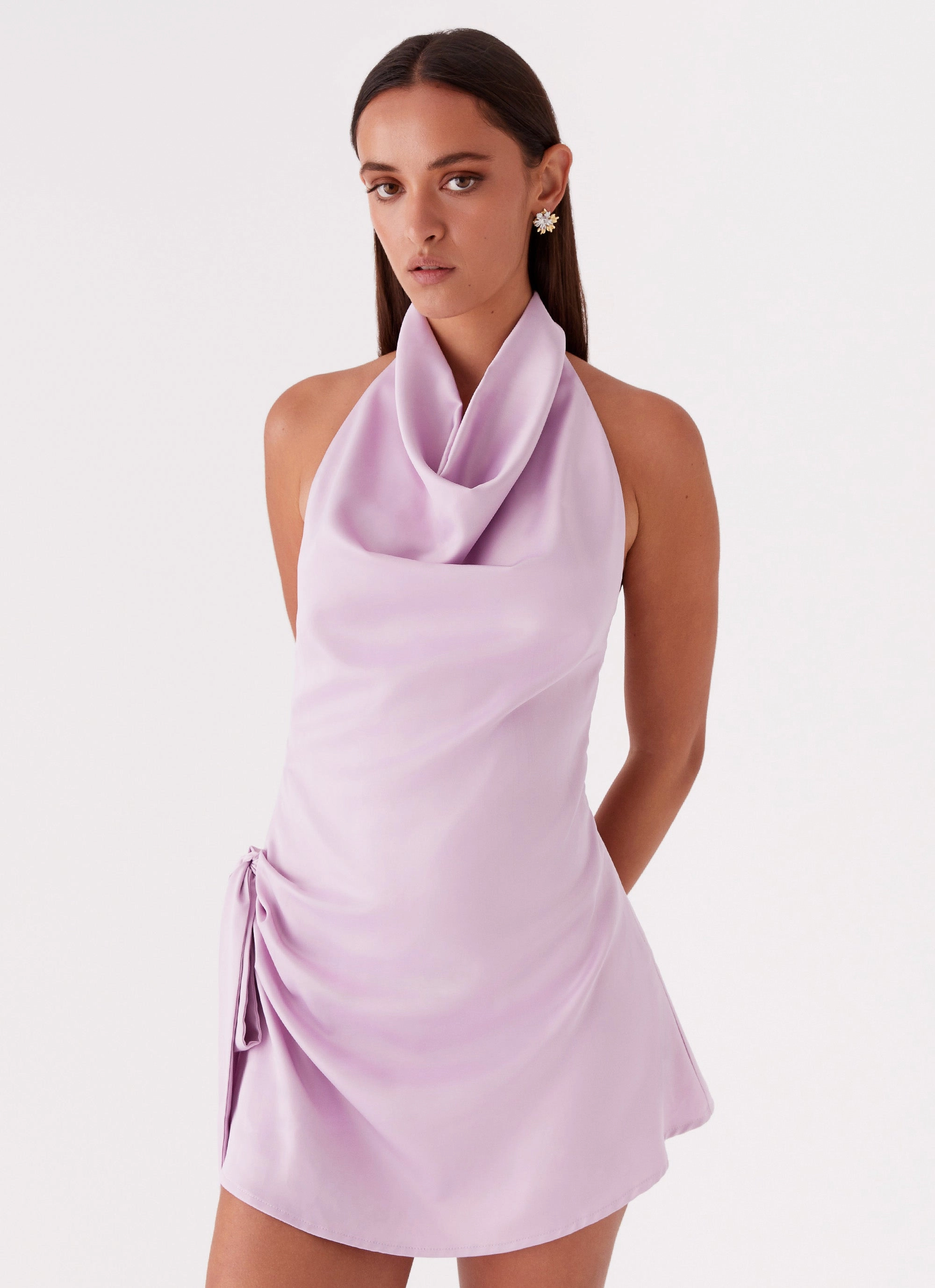 Urban Fit Streetwear Look Something About You Mini Dress - Lilac