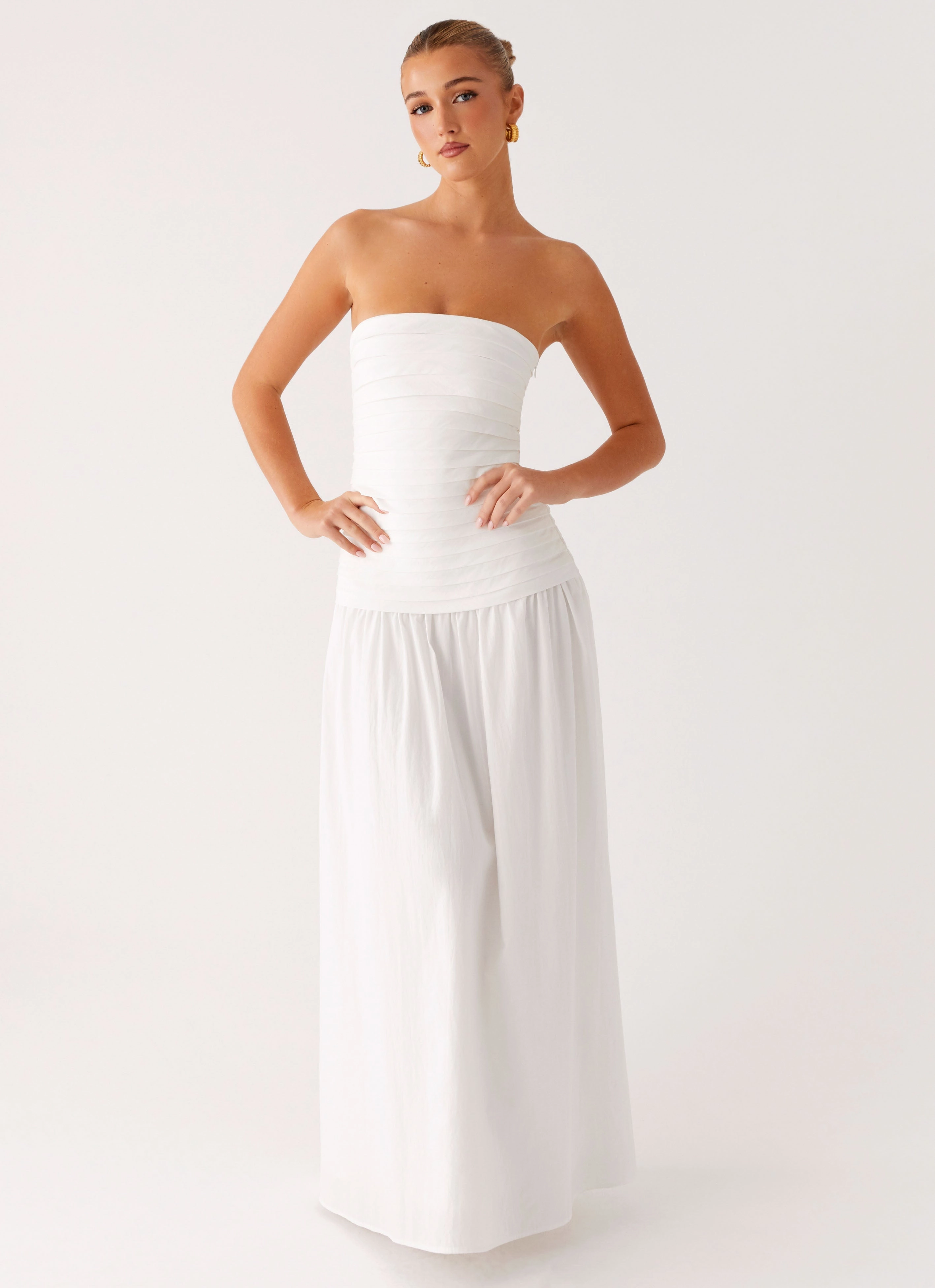 Chill Comfort Tyrah Maxi Dress - White