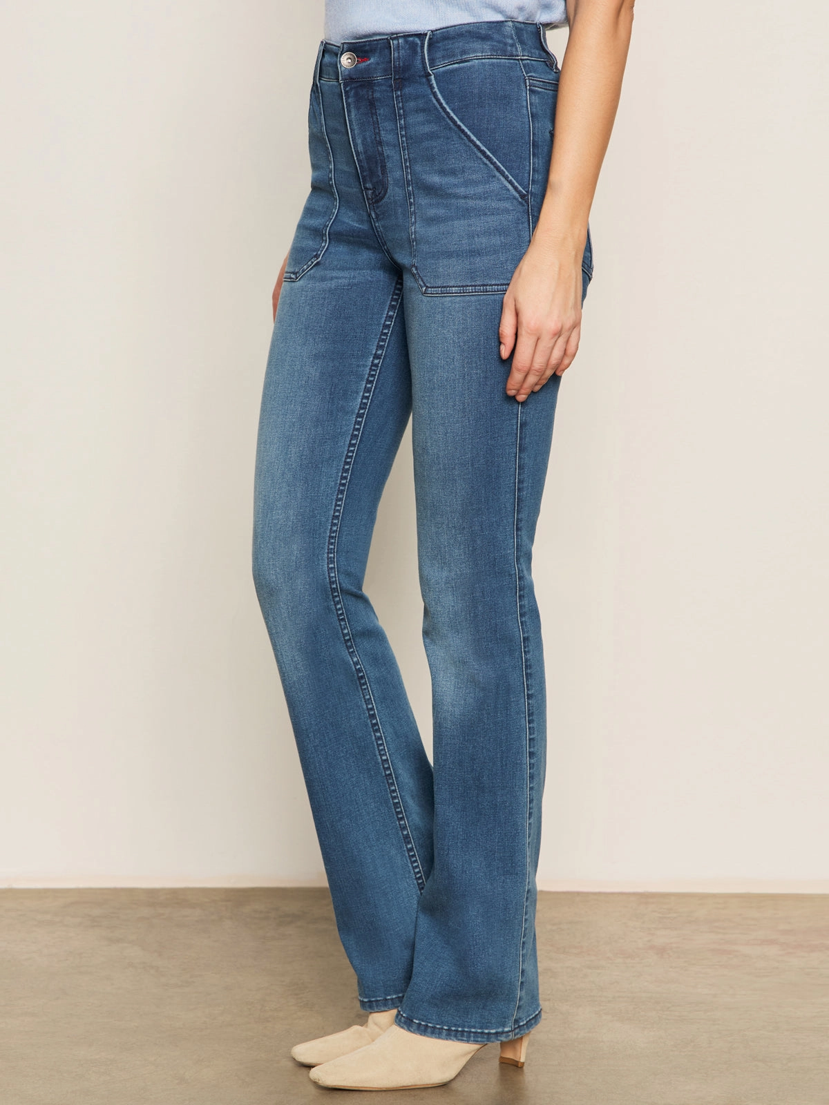 LowProfileSeams Sculpted Hayden Bootcut Standard Rise Denim Pant Lucky Streak