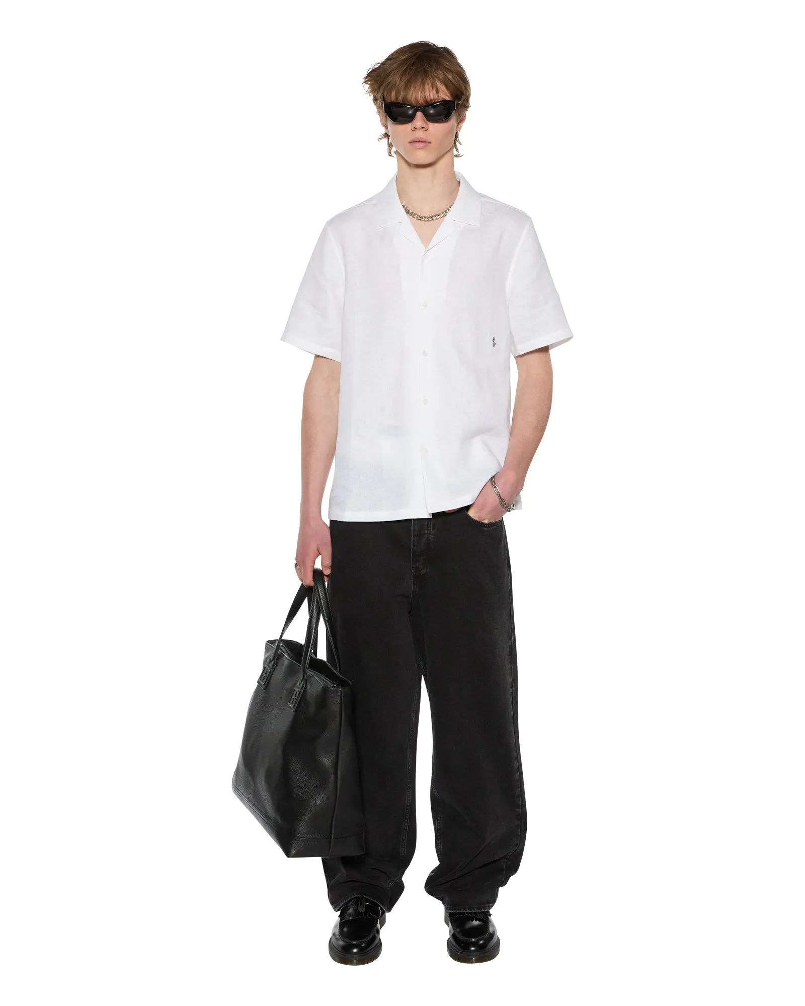 TaglessCollar UltraSmoothSurface COSTA RESORT SS SHIRT WHITE