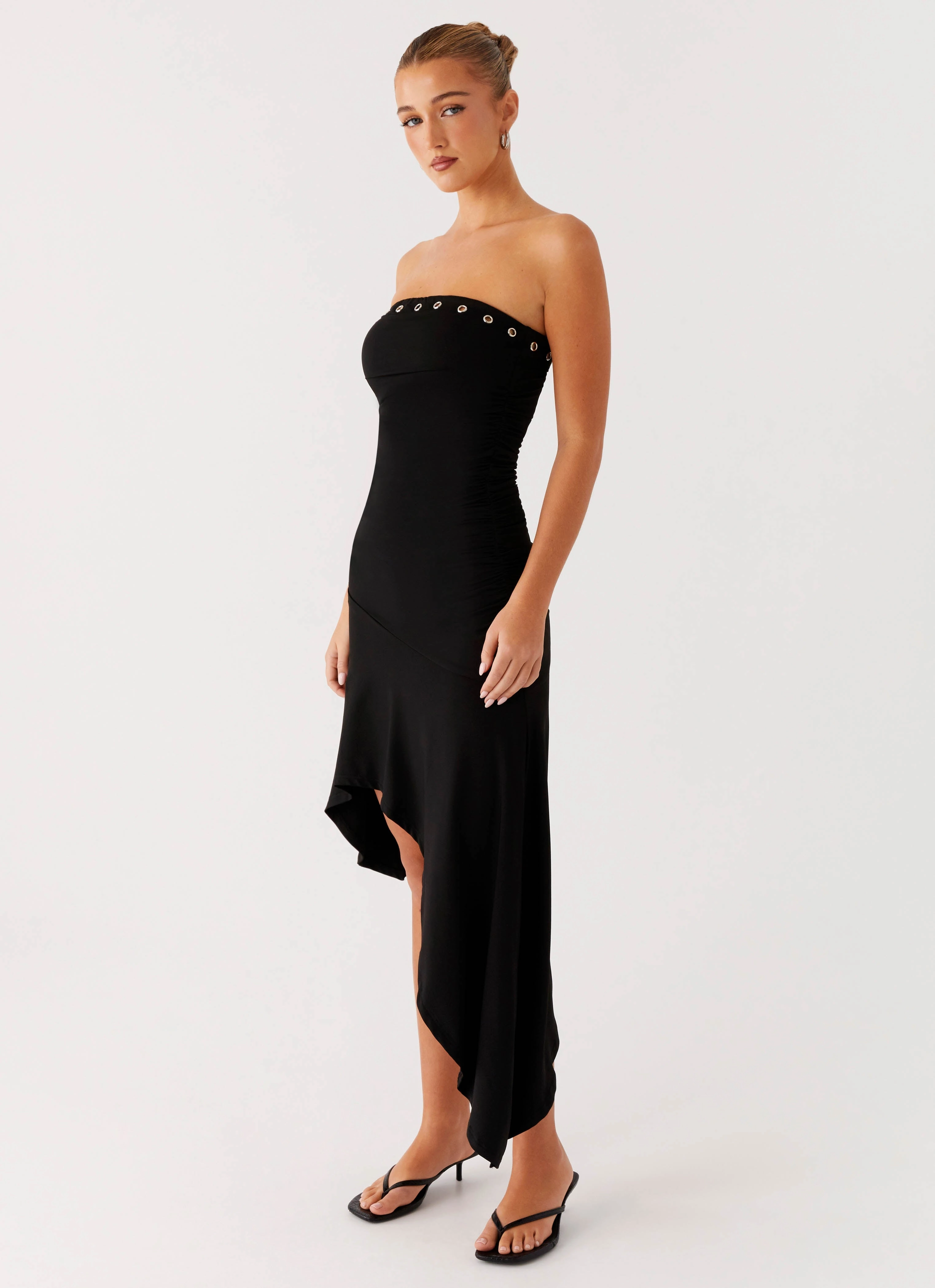 Unapologetic Midi Dress - Black Chill Design Casual Mode