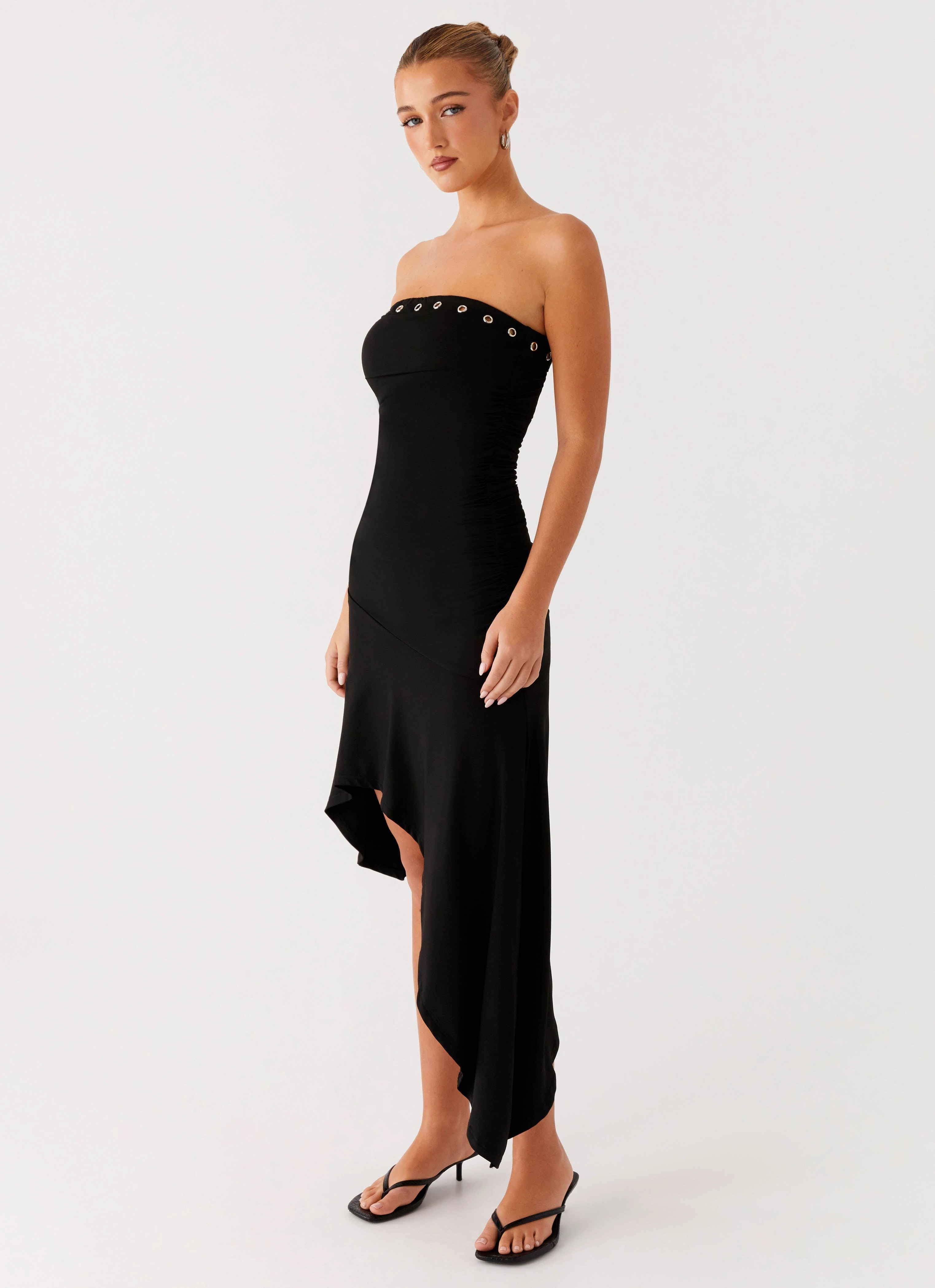 Relaxed-fit maxi dress Unapologetic Midi Dress - Black