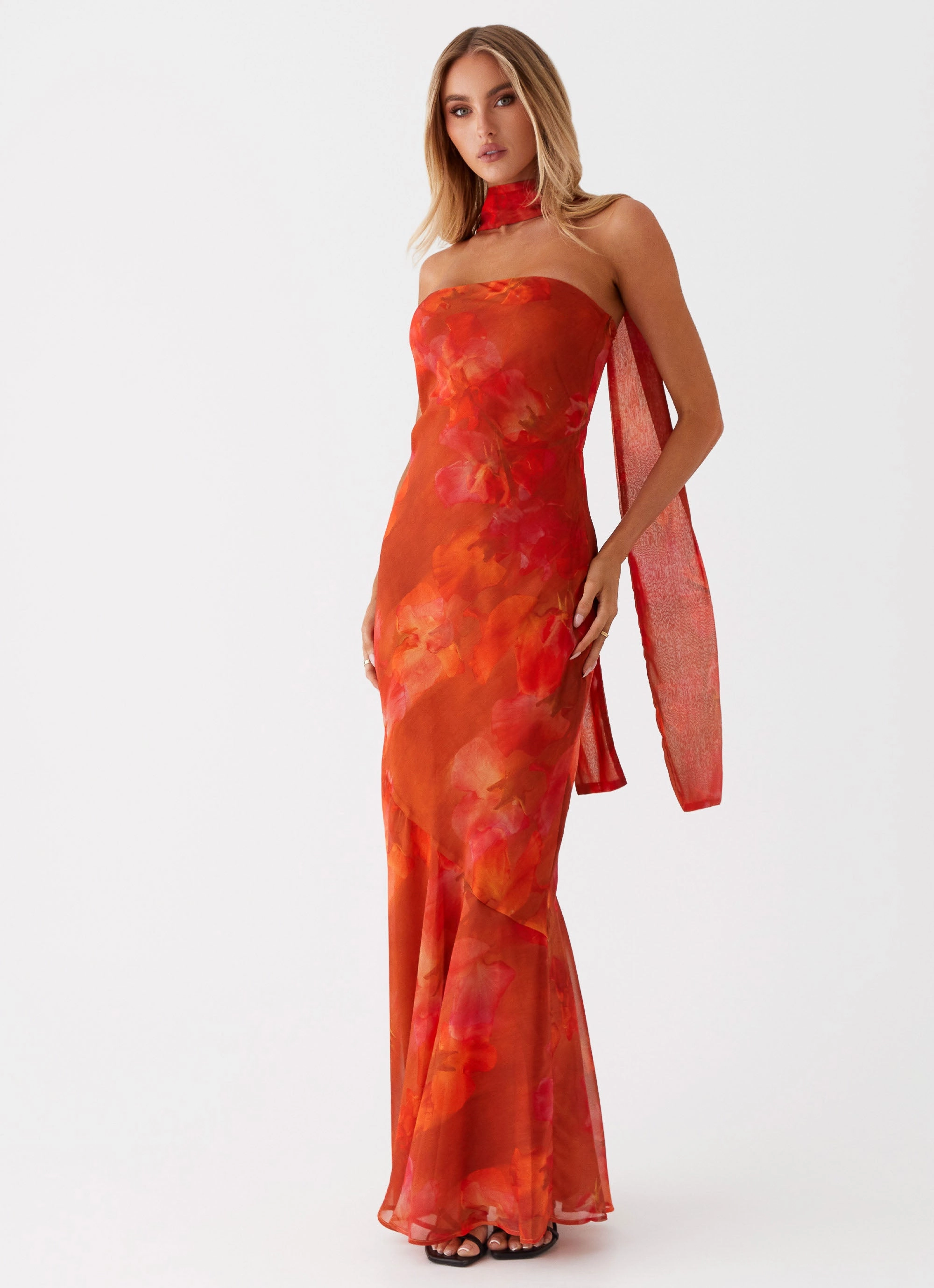 Under The Pagoda Maxi Dress - Amber NonSlipClosure Stylish Cut