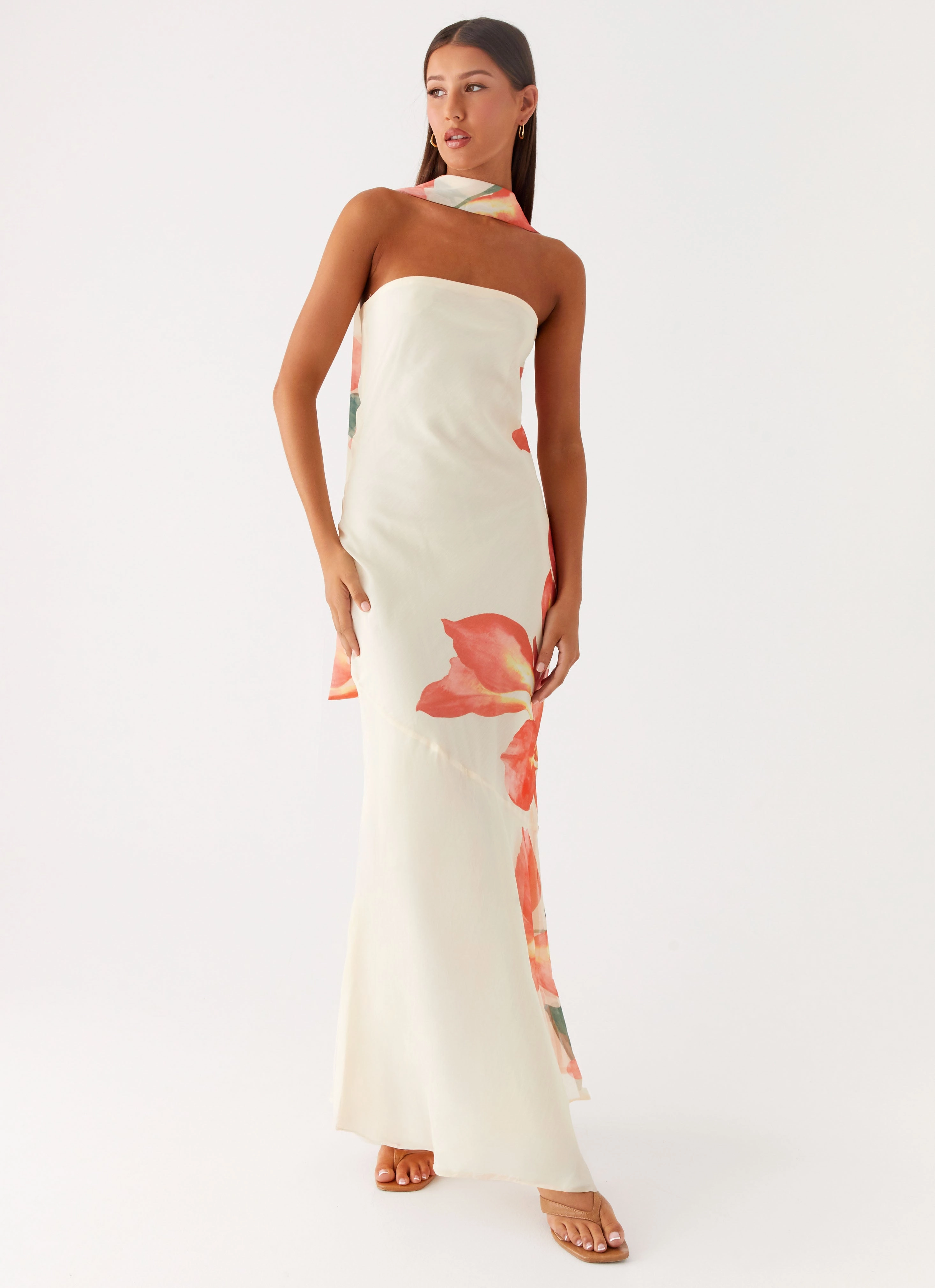 Skin Touch travel mode Under The Pagoda Maxi Dress - Siena Floral