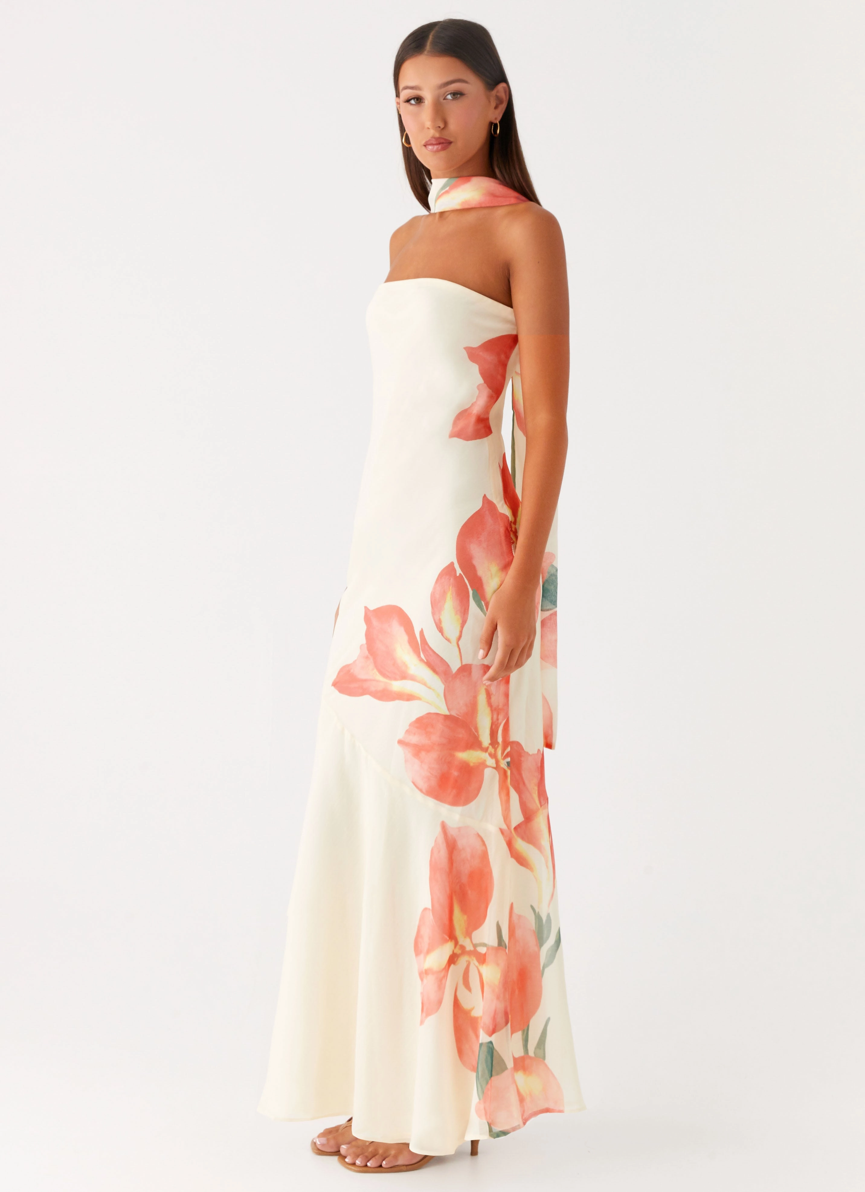 Under The Pagoda Maxi Dress - Siena Floral Floral design