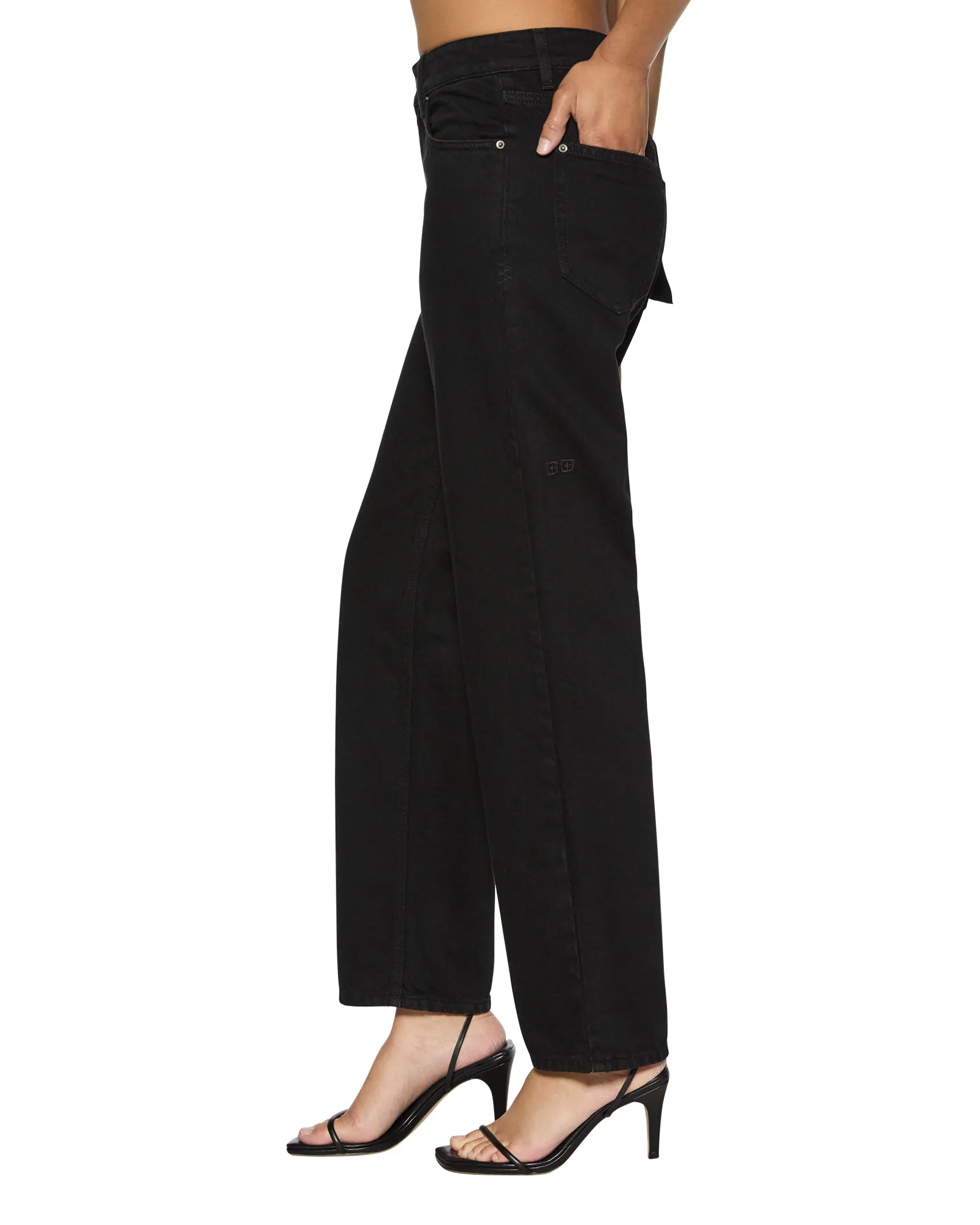 BROOKLYN JET BLACK Outfit Mix Straight Leg