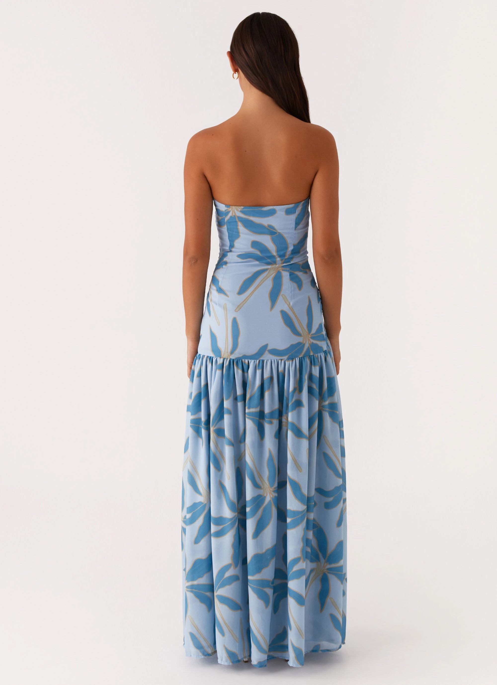 Eden Strapless Maxi Dress - Opulent Blue Effortless Touch