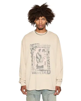 Unlined Minimalist Design IDOLS EKCESS LS TEE TONER CollapsibleFrame