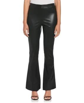 AntiStaticFinish Vegan Leather High Waist Bootcut Pant