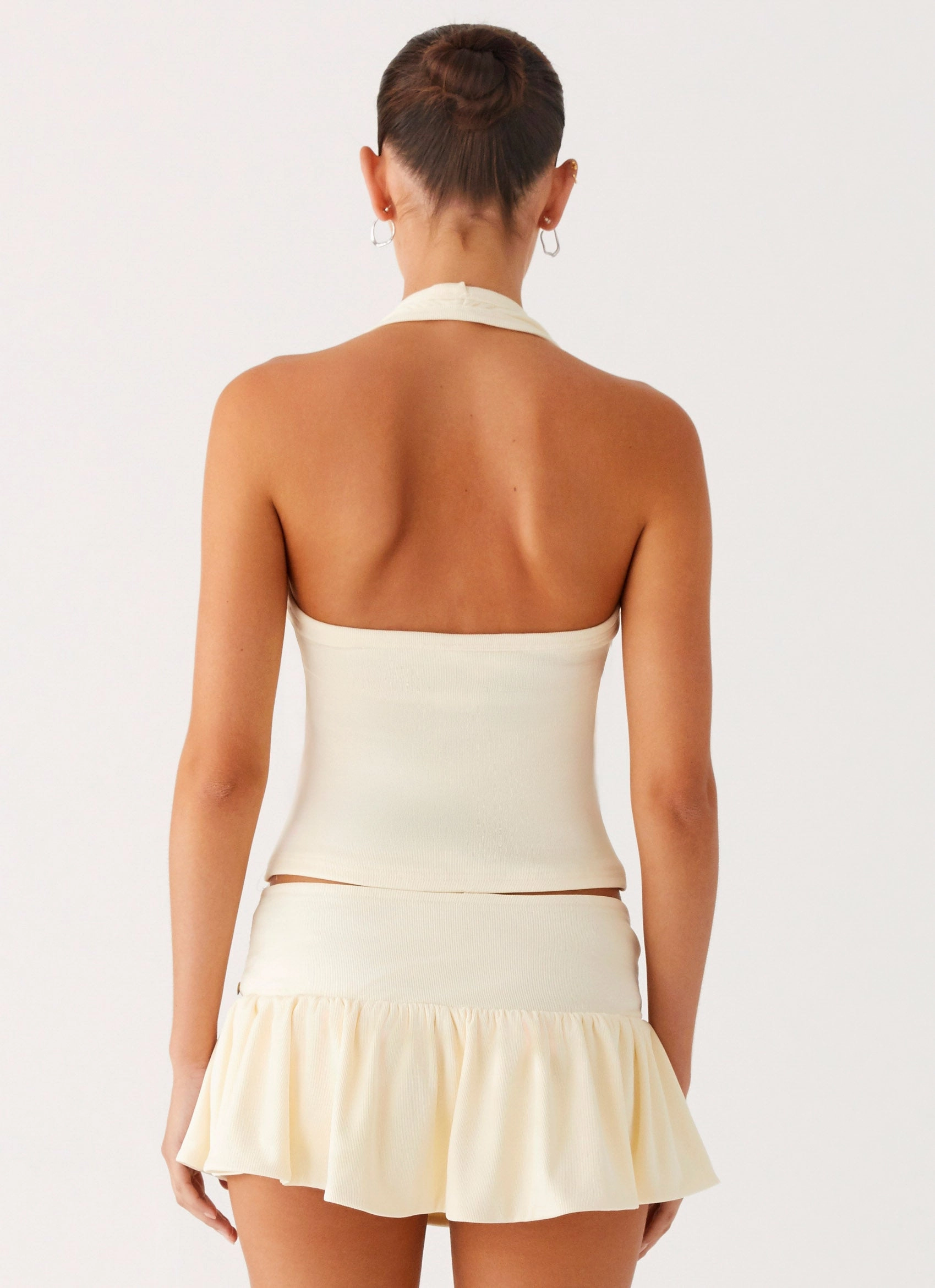 Anti Pilling Finish Abrasion Resistant Panels Vegas Nights Low Rise Skort - Yellow