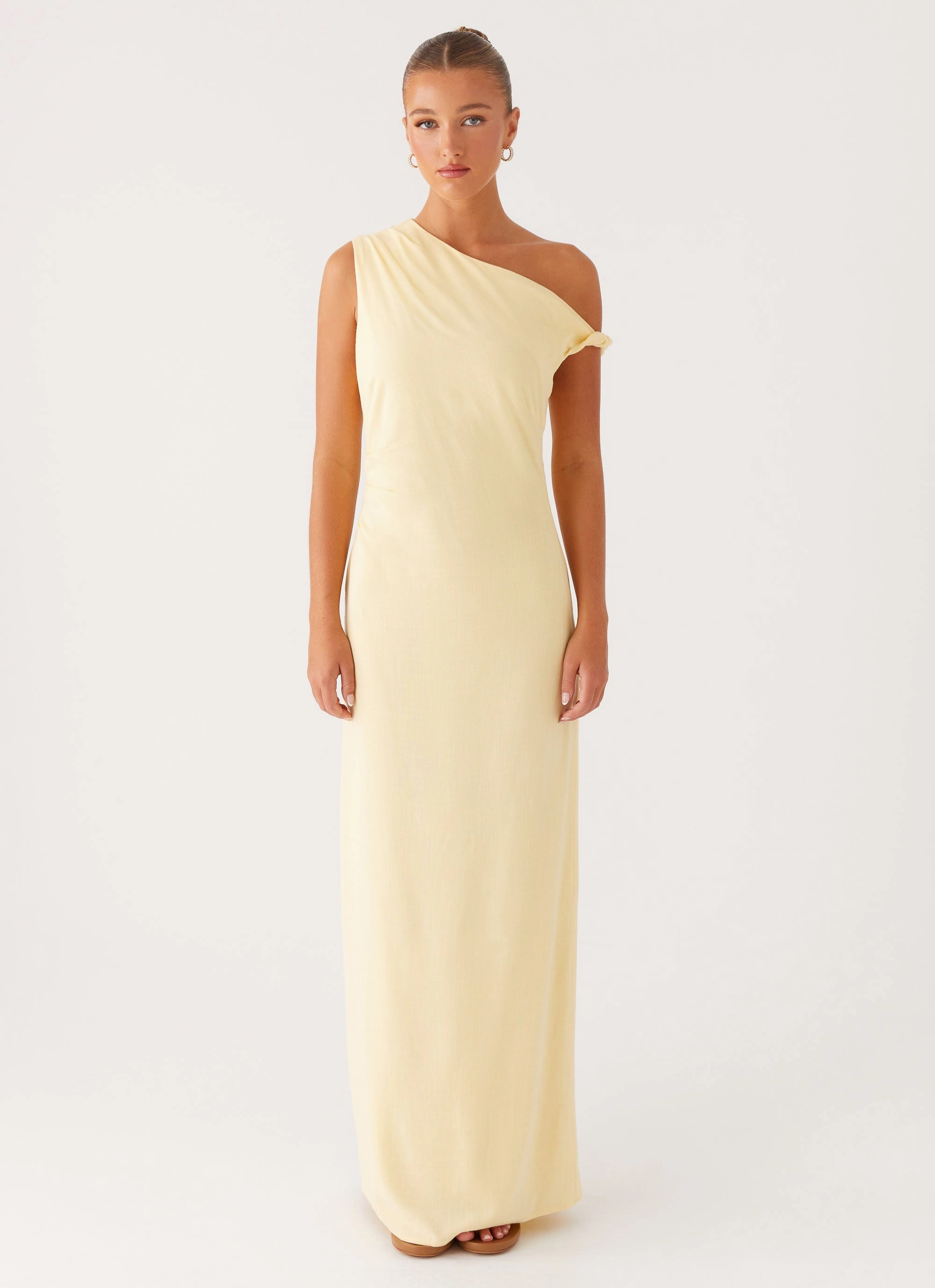 foldable Mckenna Maxi Dress - Yellow