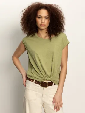 Knotted Muscle Tee Bamboo OrganicCottonBlend Thermal regulation