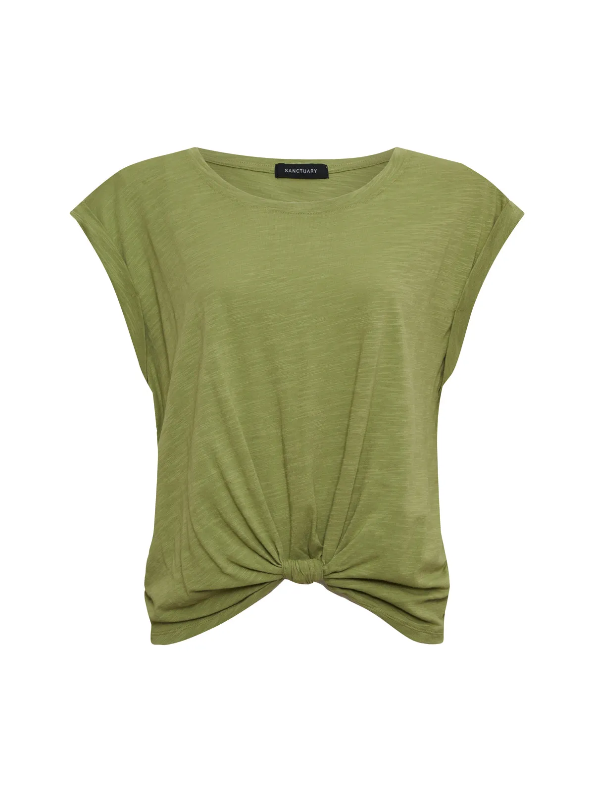 SweatAbsorbent ReinforcedHems Knotted Muscle Tee Bamboo