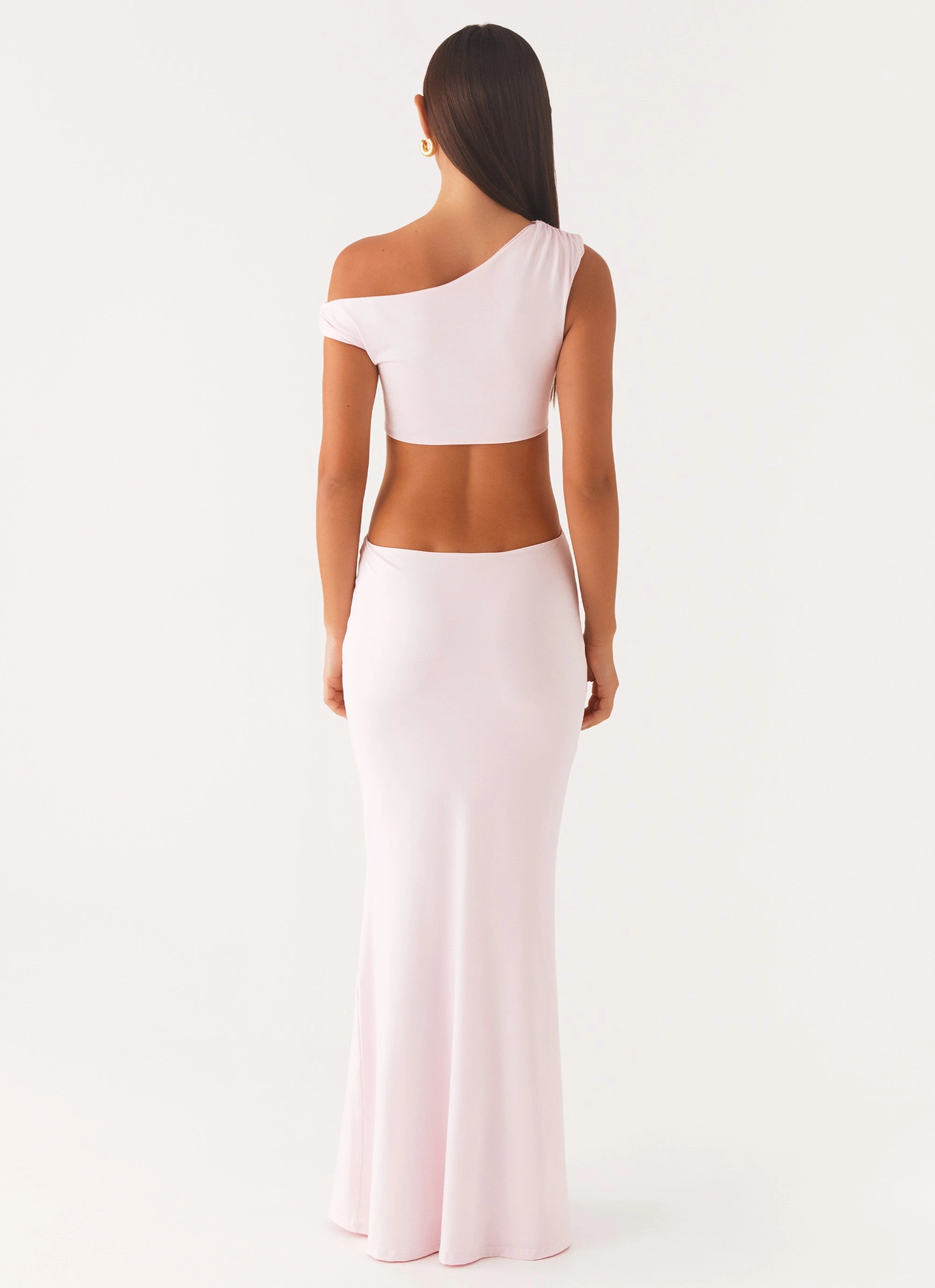 Veronica Maxi Dress - Pink Flattering Shape Wear