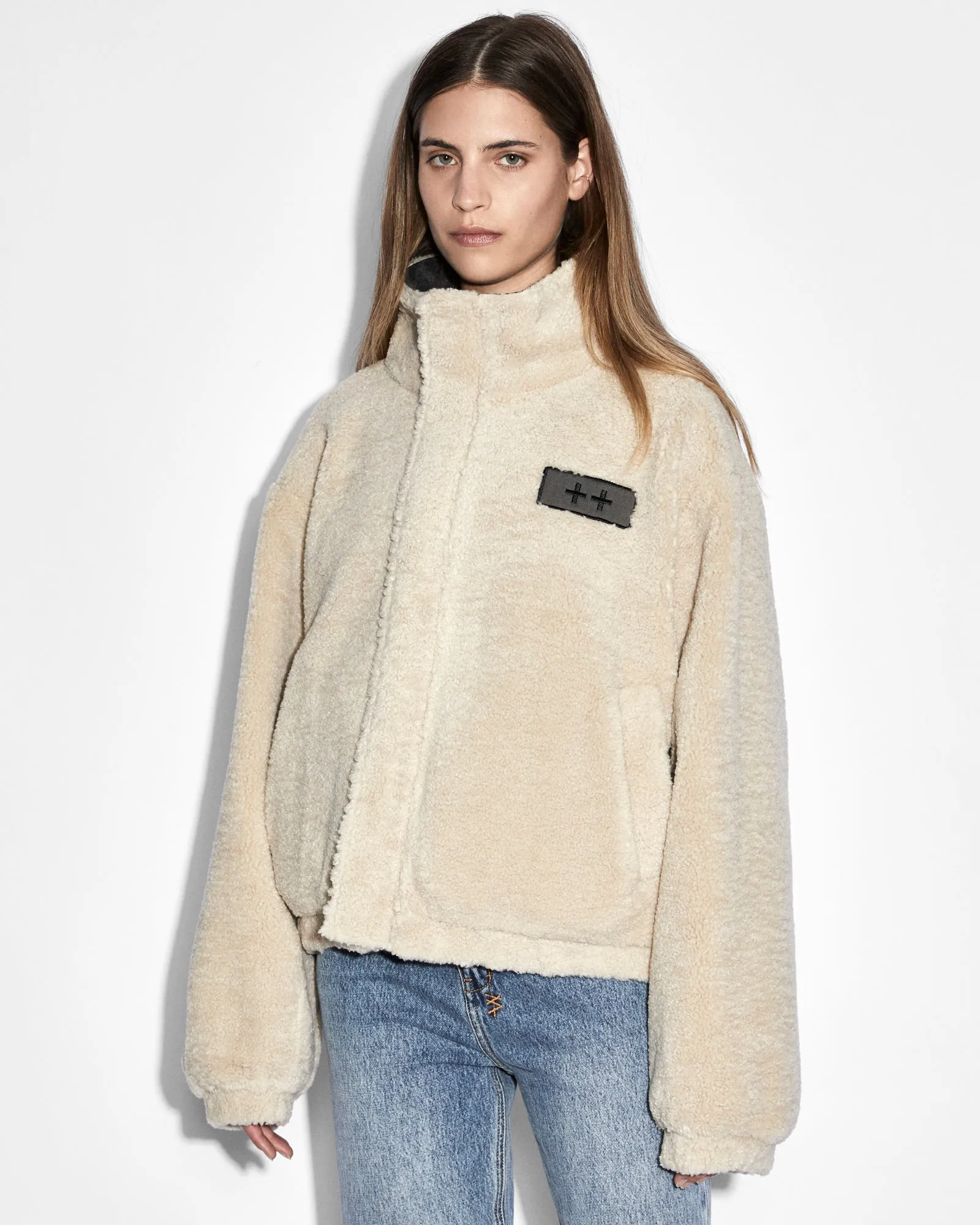 REVERSIBLE PUFFER JACKET CAMO / ECRU Romance