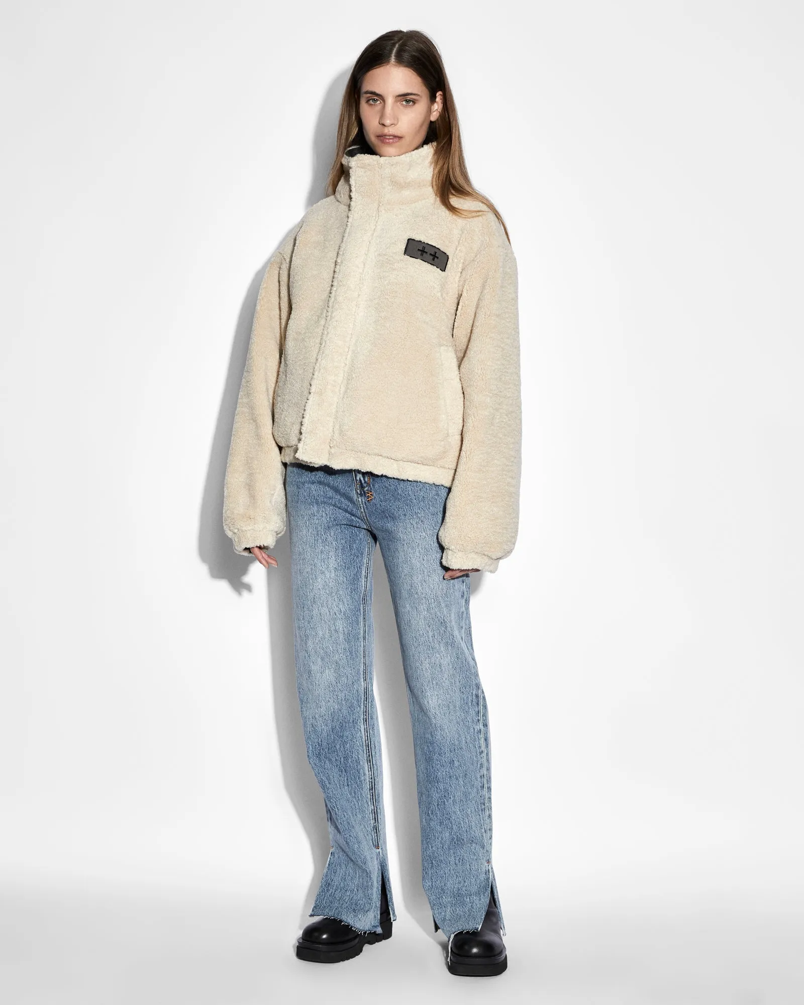 Indoor Layer REVERSIBLE PUFFER JACKET CAMO / ECRU